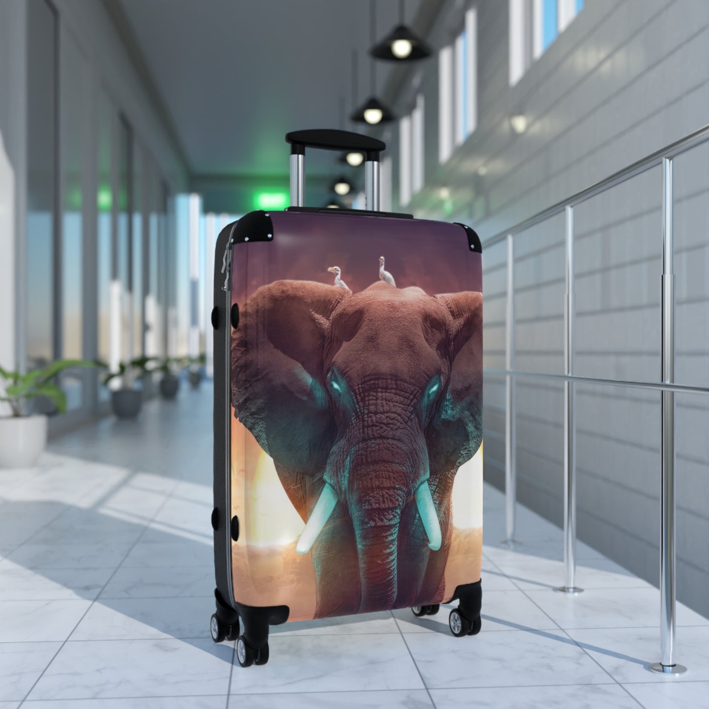 Art Elephant Dream Mysterious Carry-On Suitcase - Stylish Luggage for Travelers