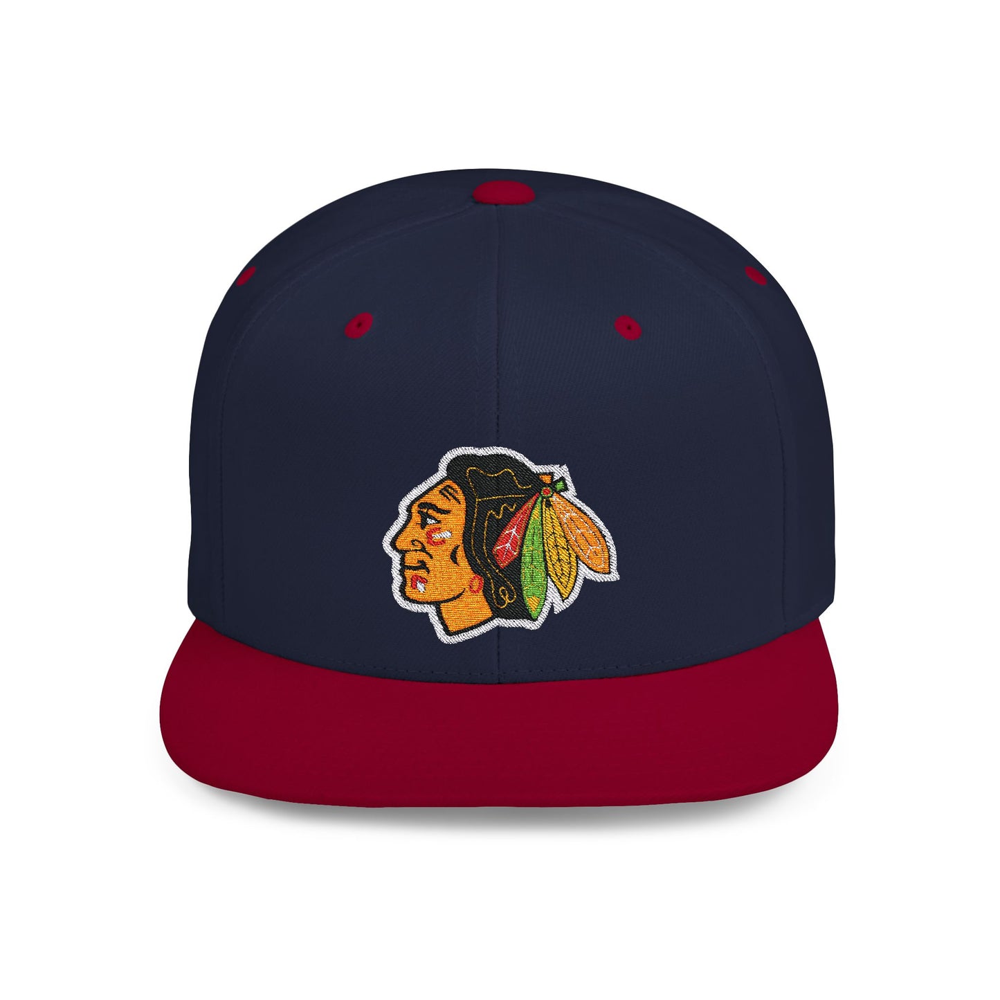 Chicago Blackhawks Flat Bill Snapback – Lightweight, Custom Fit, Premium Quality