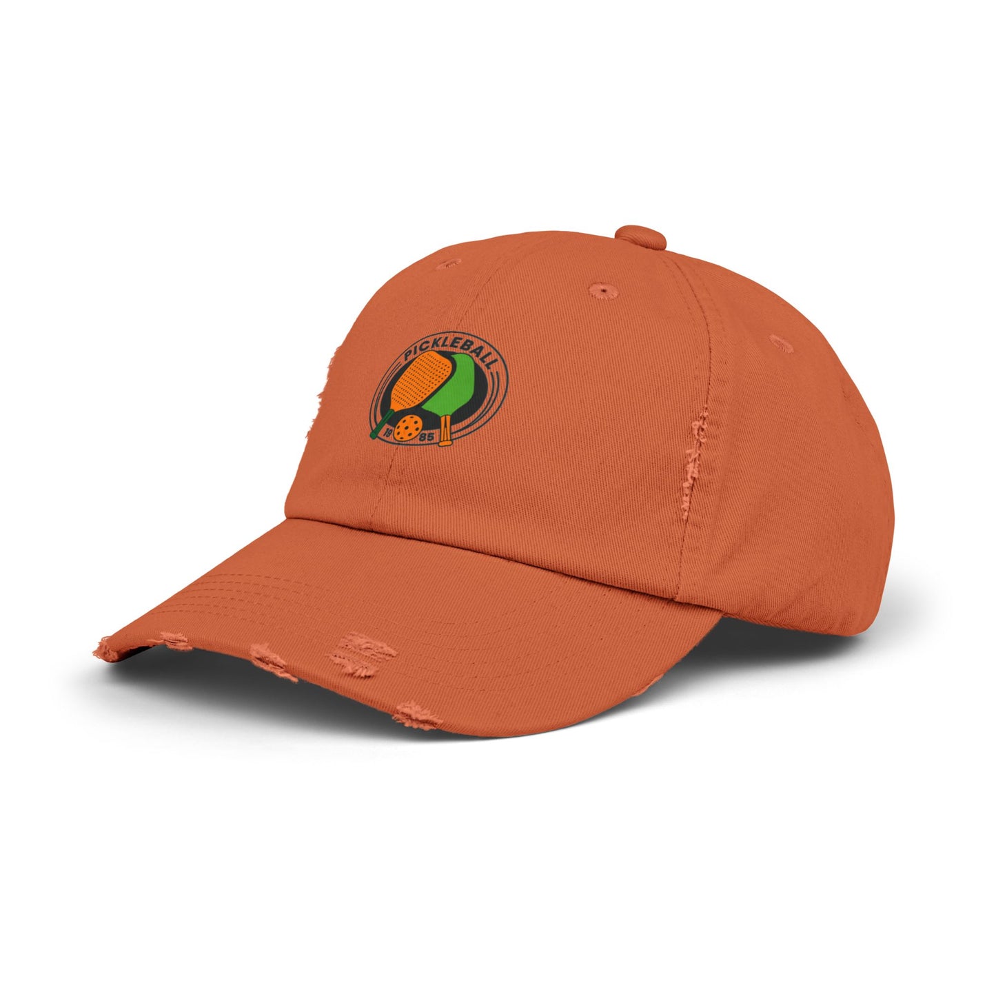 Pickle Ball 1985 Vintage Distressed Dad Hat Unisex Adjustable Cotton Twill Baseball Cap for Casual Everyday Wear