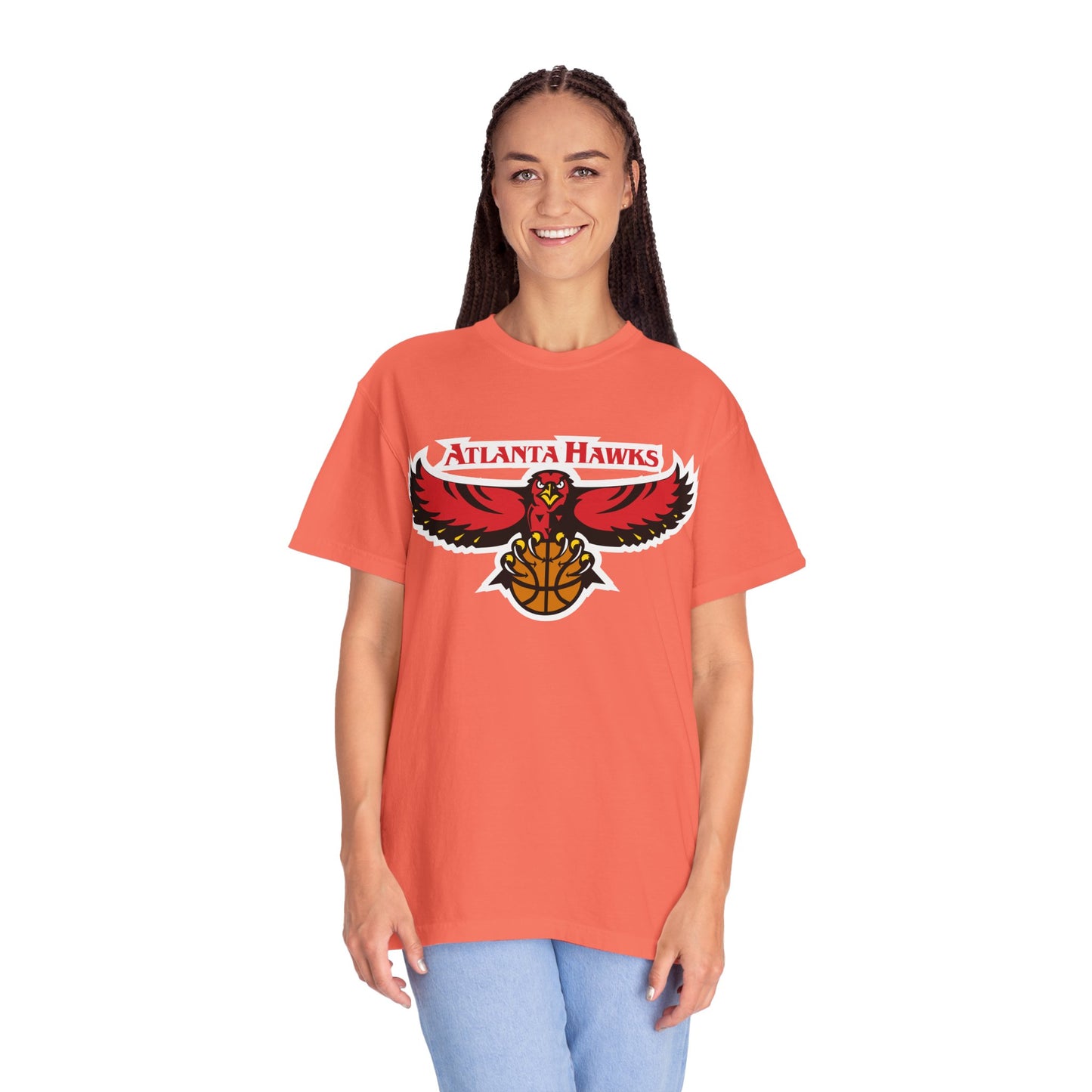 Atlanta Hawks Rise And Grind Garment-Dyed T-Shirt – Premium Cotton Tee for Customization