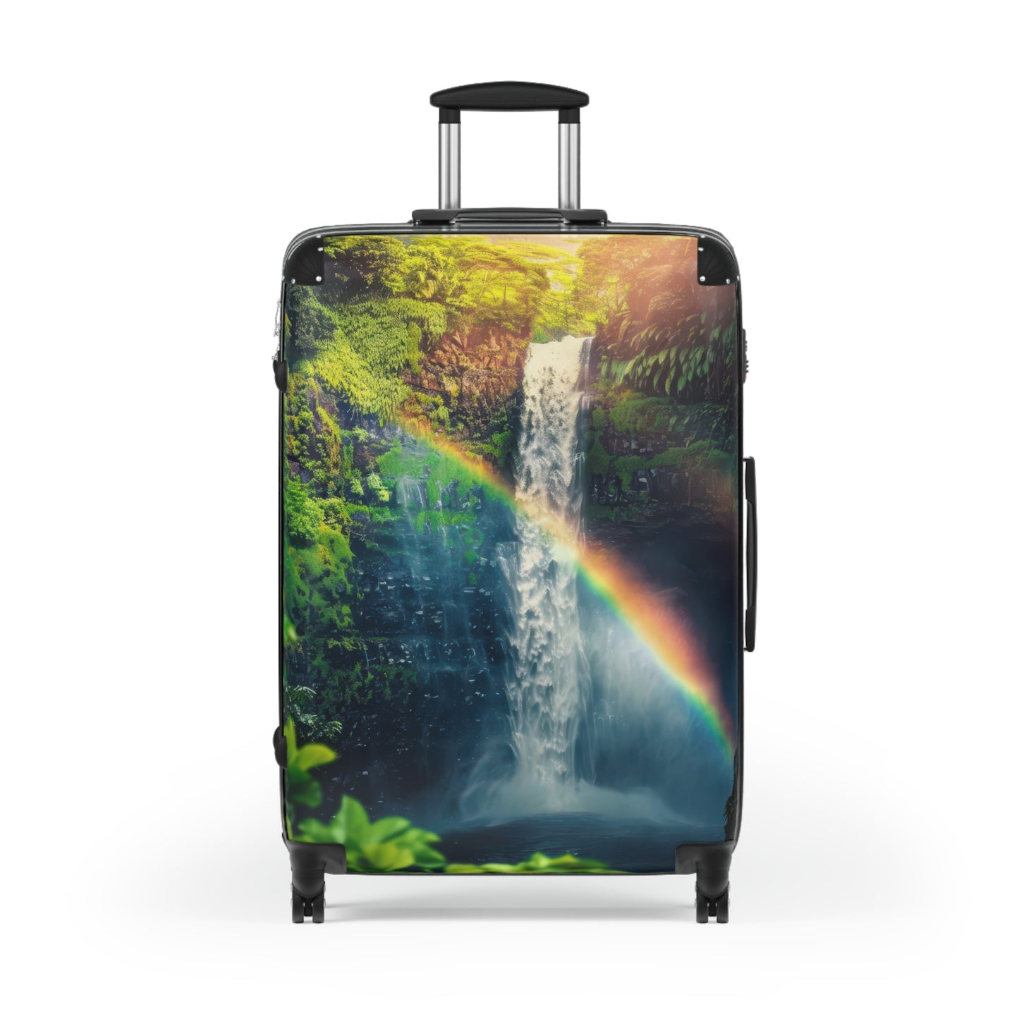 Nature Waterfall Vibrant Art Carry-On Suitcase - Stylish Luggage for Travelers