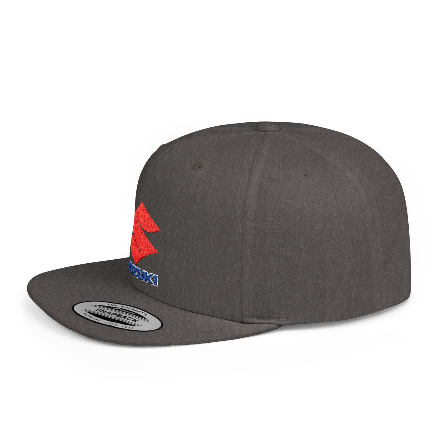 Suzuki Flat Bill Snapback – Lightweight, Custom Fit, Premium Quality
