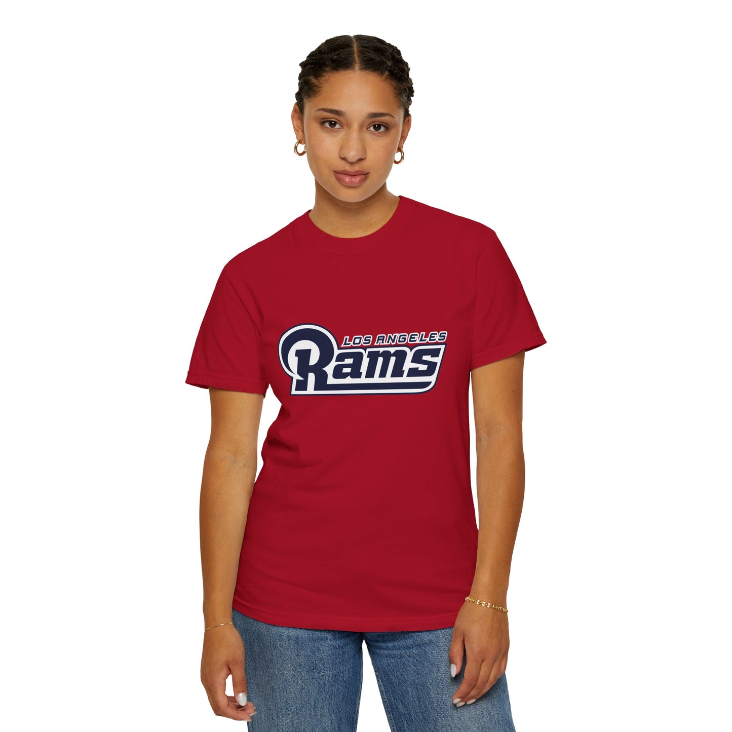 Los Angeles Rams Gear Garment-Dyed T-Shirt – Premium Cotton Tee for Customization