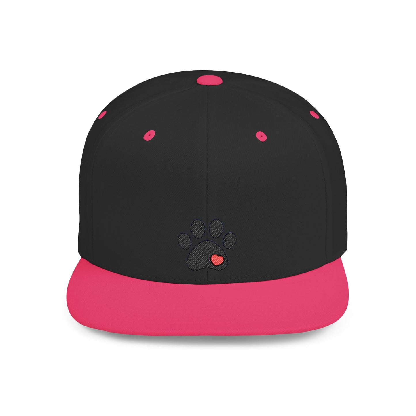 Icons Embroidered Foot Print Flat Bill Snapback – Lightweight, Custom Fit, Premium Quality