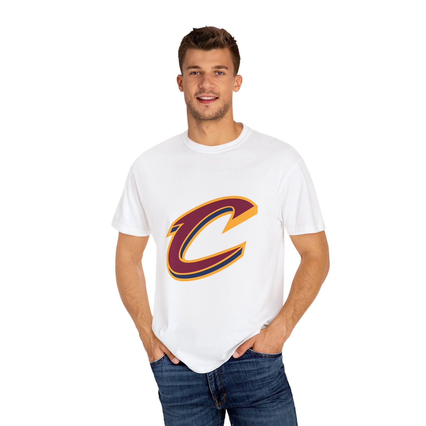 Cleveland Cavaliers NBA Game Time Garment-Dyed T-Shirt – Premium Cotton Tee for Customization