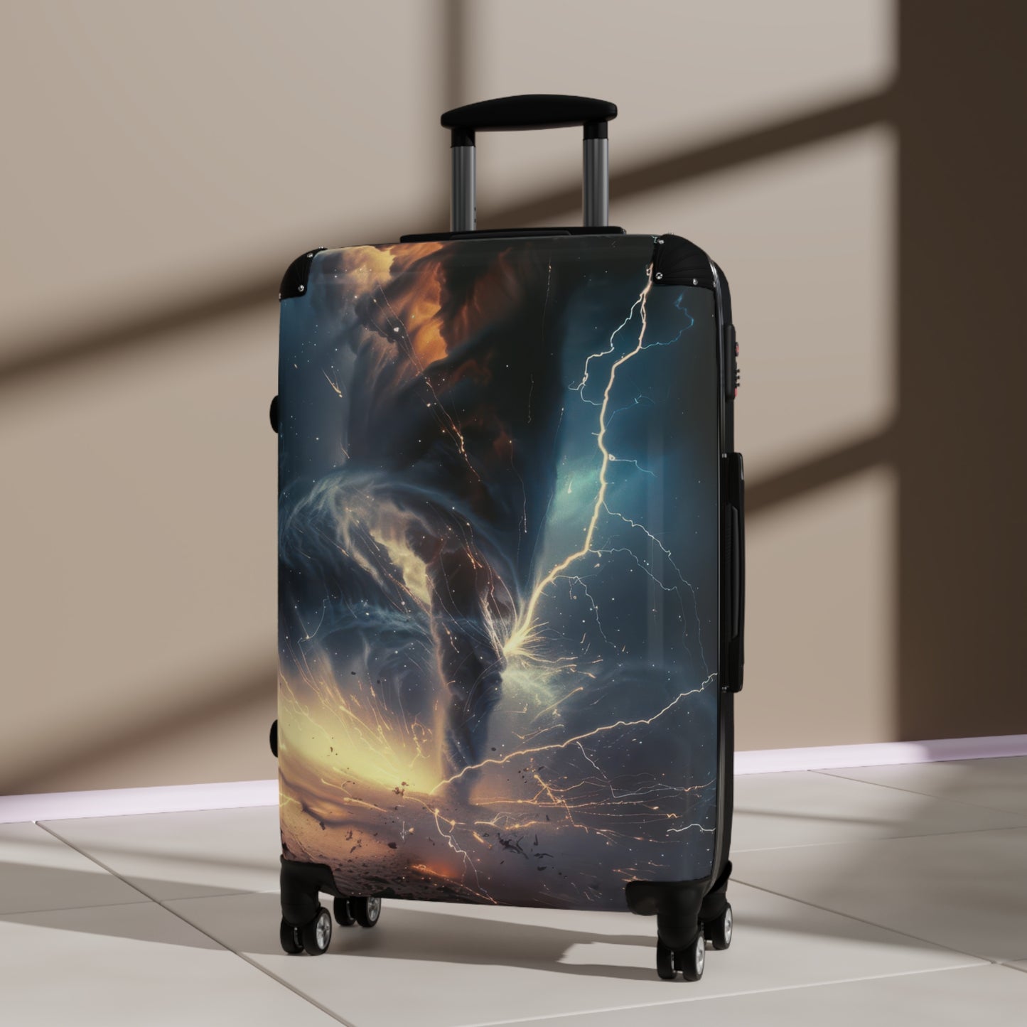Nature Tornado Dramatic Art Carry-On Suitcase - Stylish Luggage for Travelers