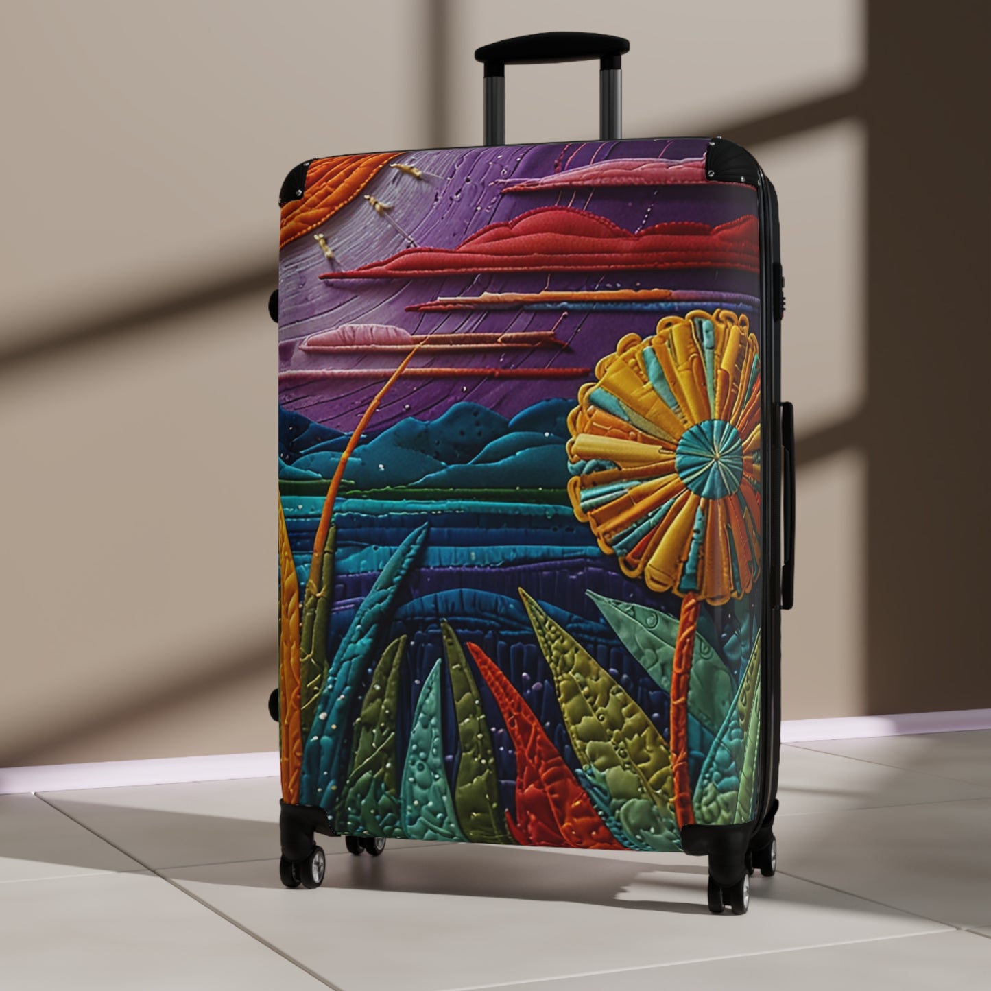 Nature Flowers Floral Spring Flower Art Carry-On Suitcase - Stylish Luggage for Travelers