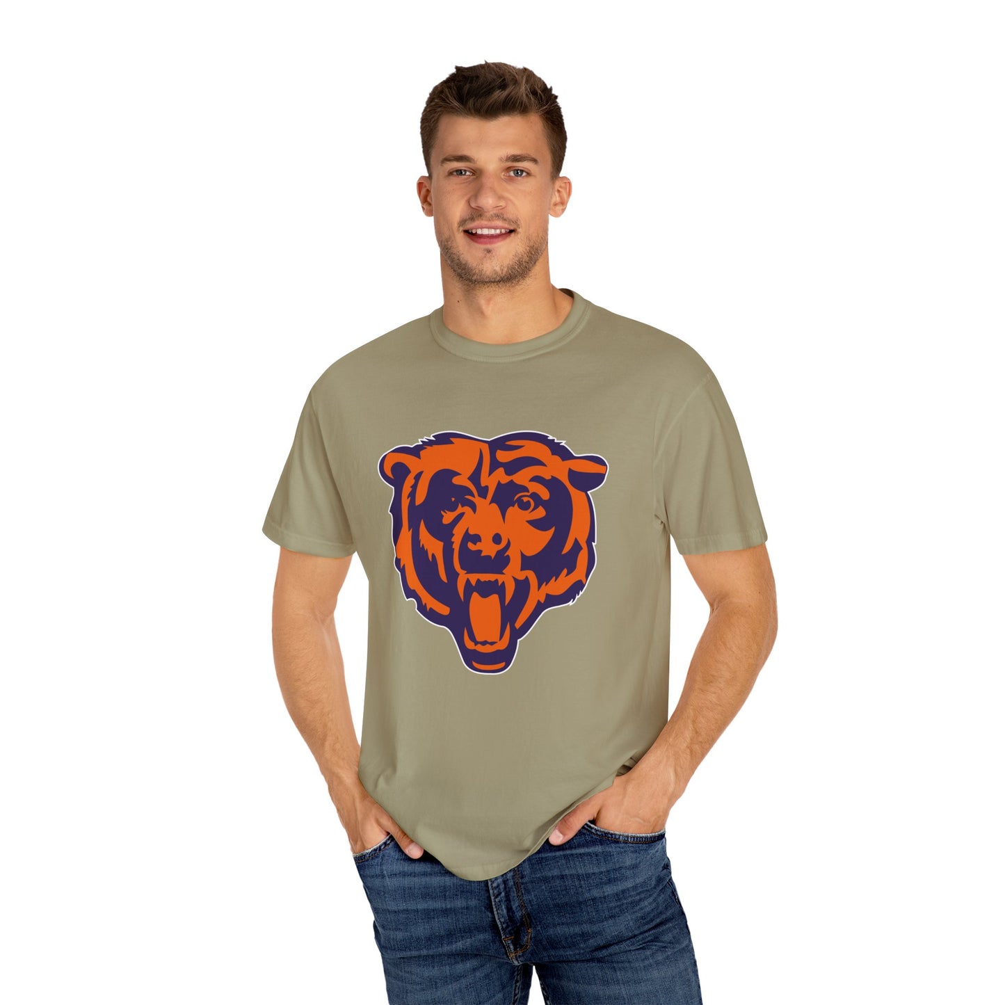 Chicago Bears Gear Garment-Dyed T-Shirt – Premium Cotton Tee for Customization