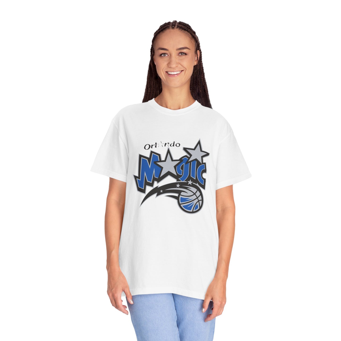 Orlando Magic Basketball Fanatics Garment-Dyed T-Shirt – Premium Cotton Tee for Customization