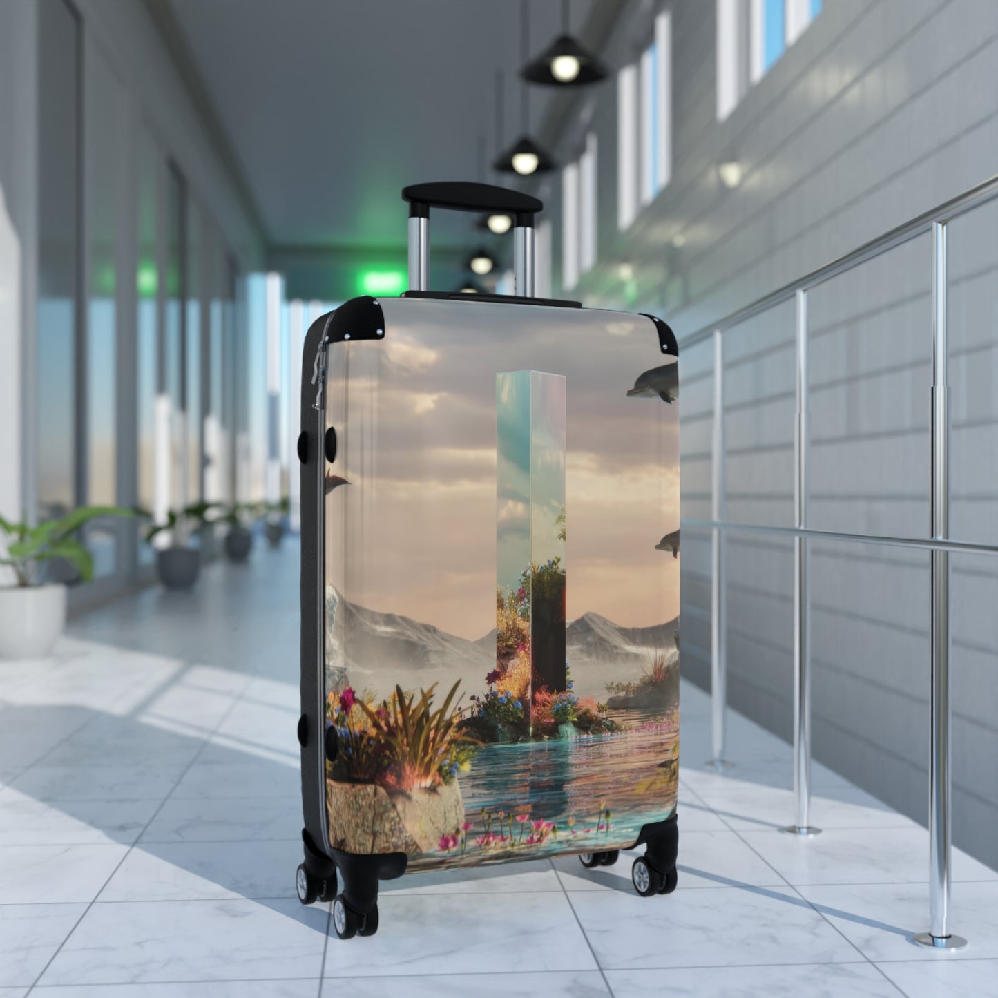 Art Surreal Paradise Carry-On Suitcase - Stylish Luggage for Travelers
