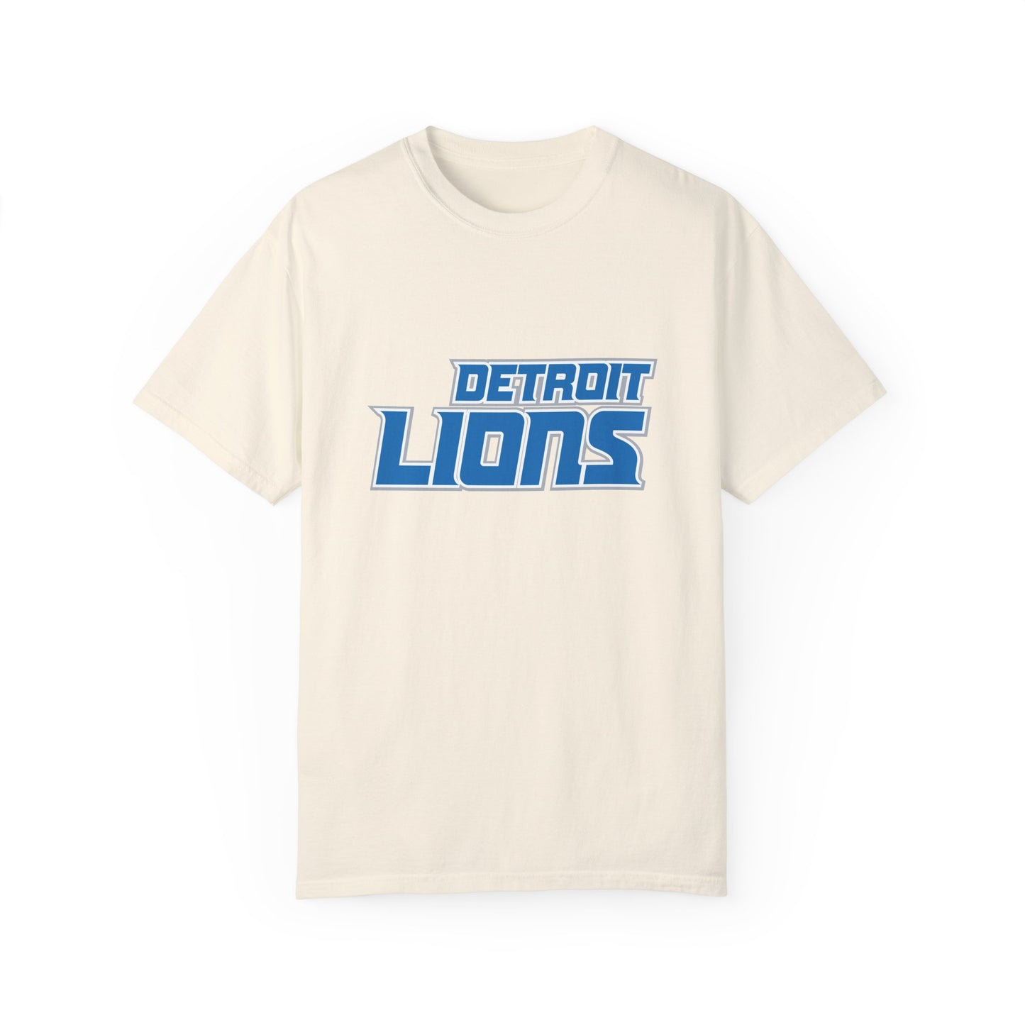 Detroit Lions Merchandise Garment-Dyed T-Shirt – Premium Cotton Tee for Customization