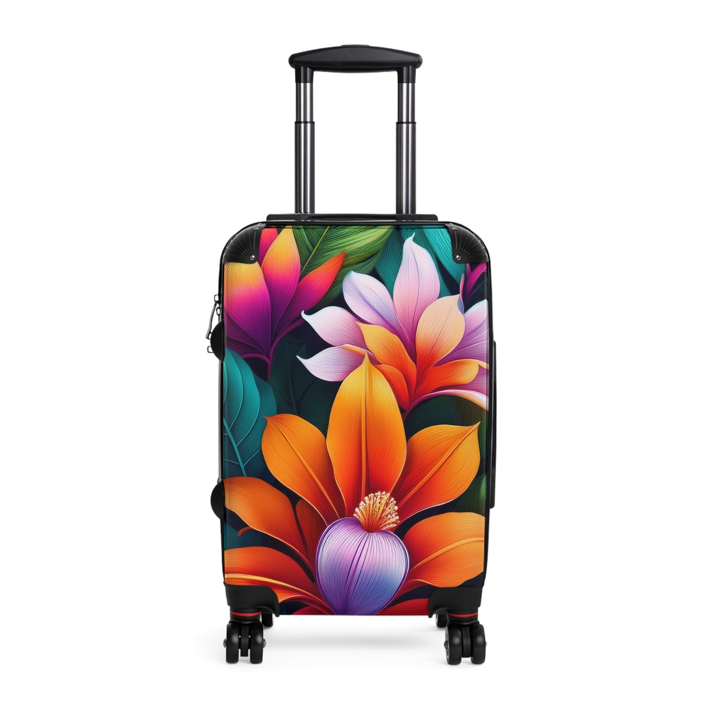 Nature Flowers Floral Tropical Art Carry-On Suitcase - Stylish Luggage for Travelers