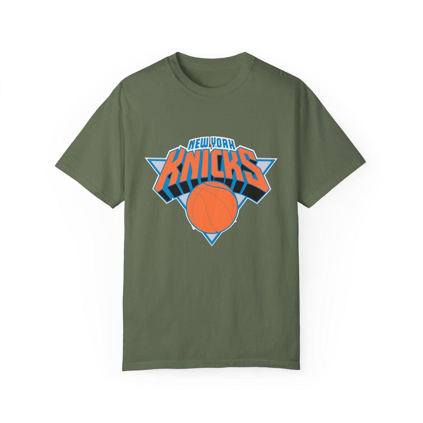New York Knicks Hoop Lifestyle Garment-Dyed T-Shirt – Premium Cotton Tee for Customization