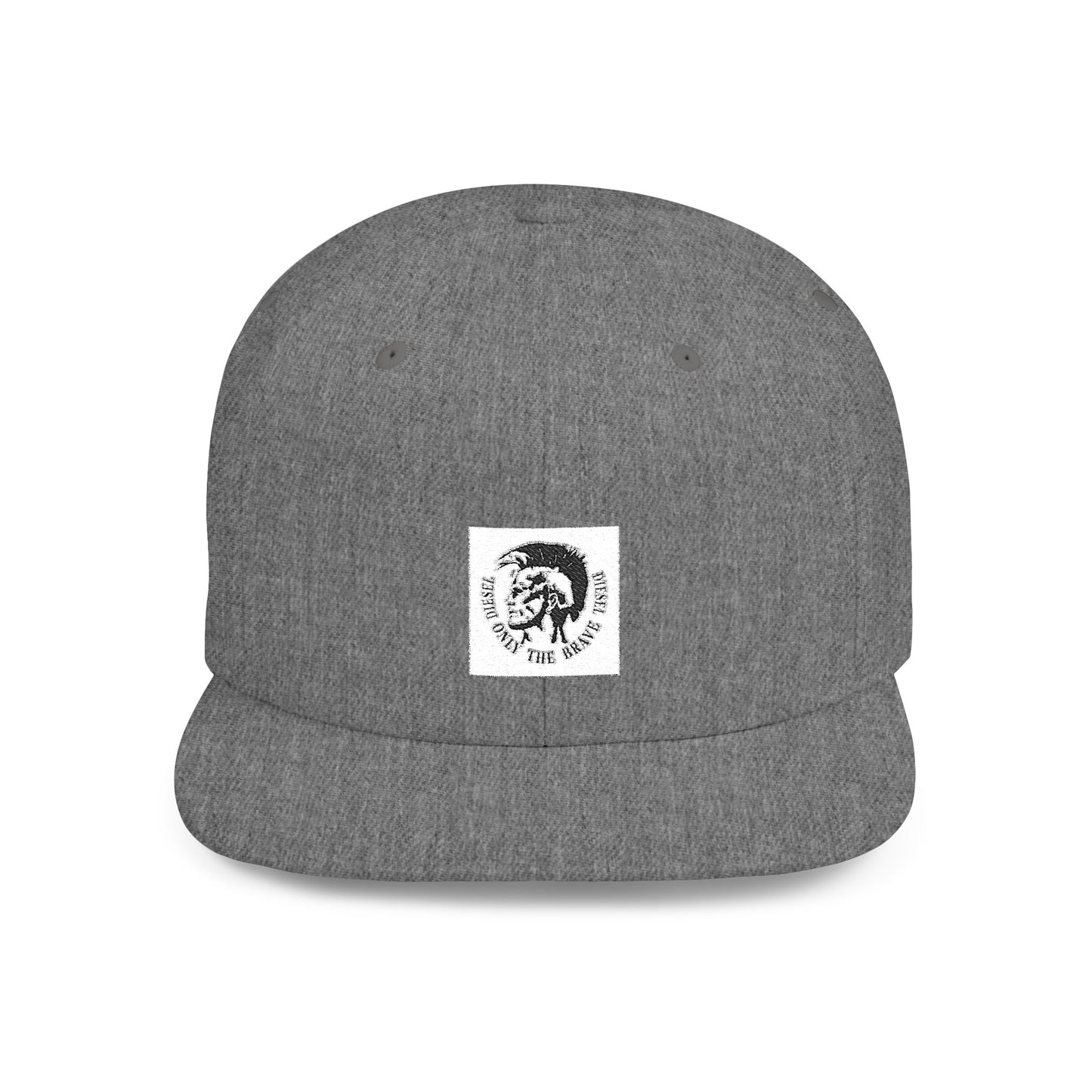 Diesel Flat Bill Snapback – Lightweight, Custom Fit, Premium Quality