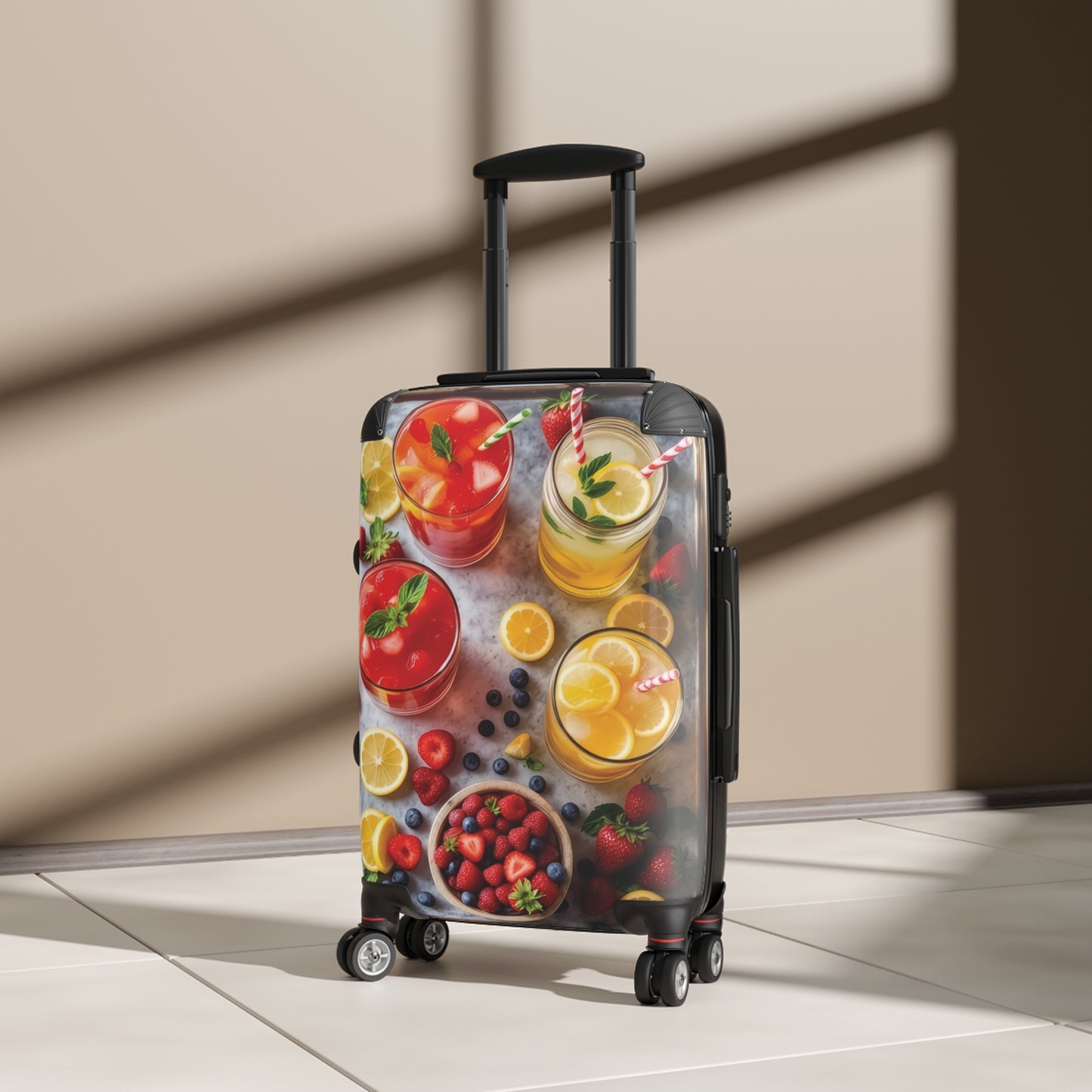 Nature Summer Fruit Carry-On Suitcase - Stylish Luggage for Travelers