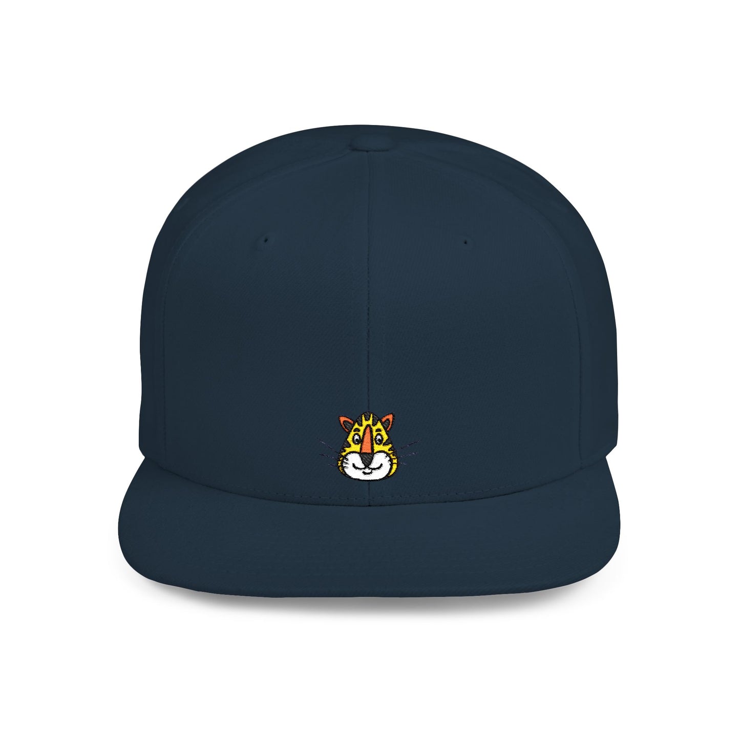 Icons Embroidered Tiger 2 Flat Bill Snapback – Lightweight, Custom Fit, Premium Quality