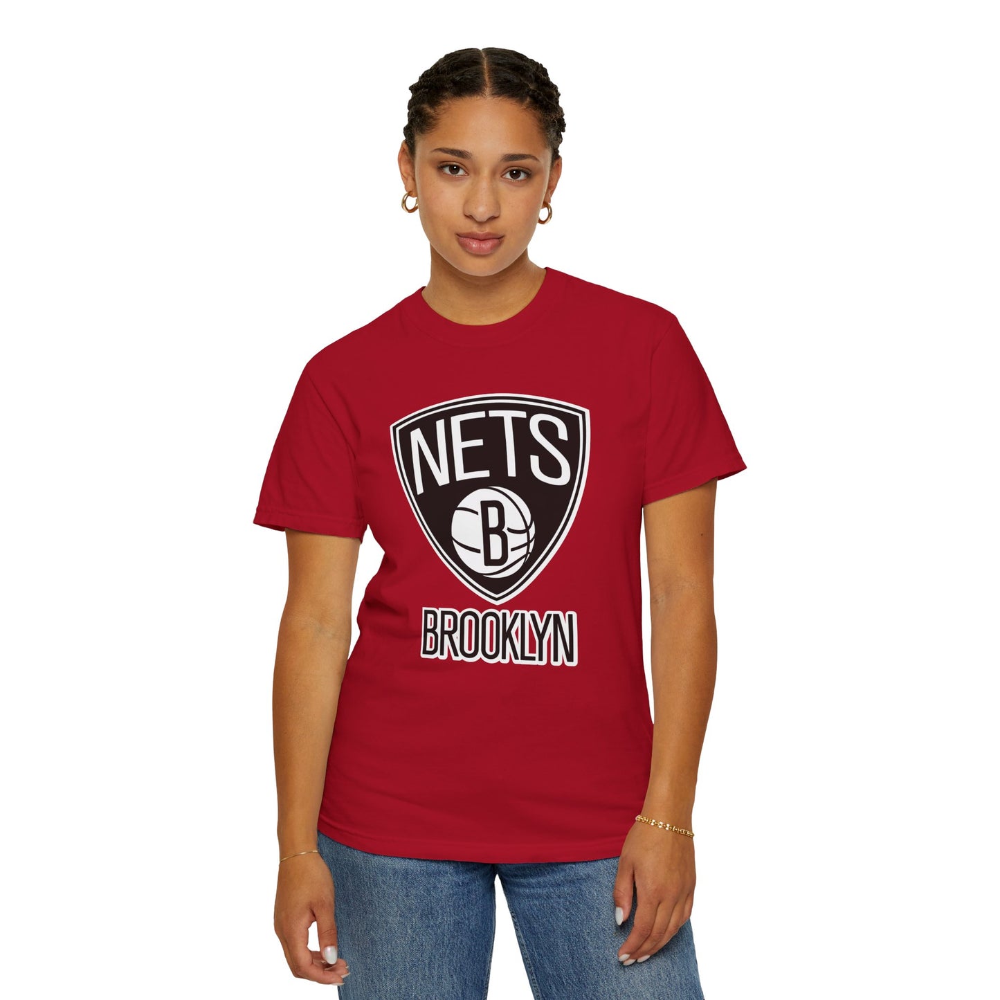 Brooklyn Nets Built Different Garment-Dyed T-Shirt – Premium Cotton Tee for Customization