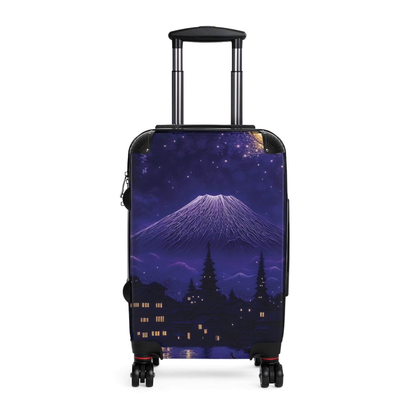 Art Mount Fuji Carry-On Suitcase - Stylish Luggage for Travelers