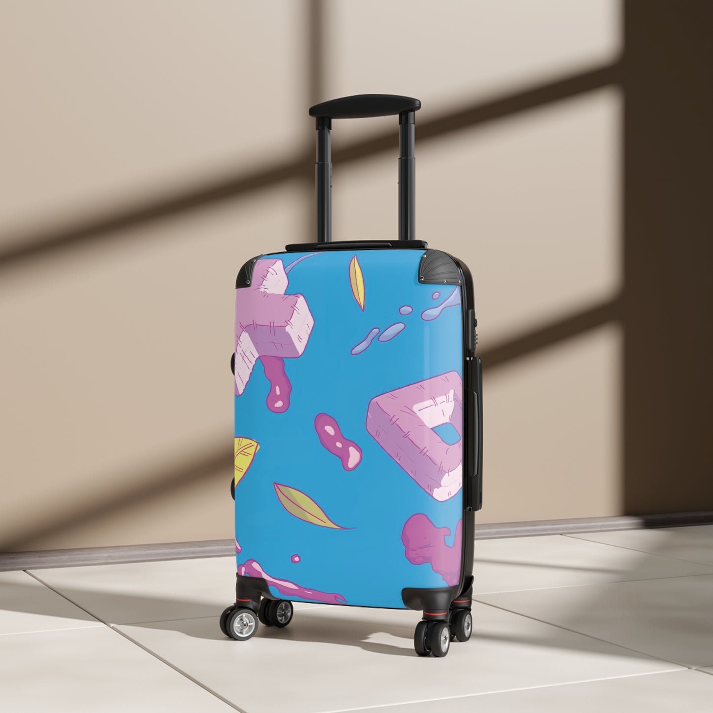 Abstract Playstation Carry-On Suitcase - Stylish Luggage for Travelers