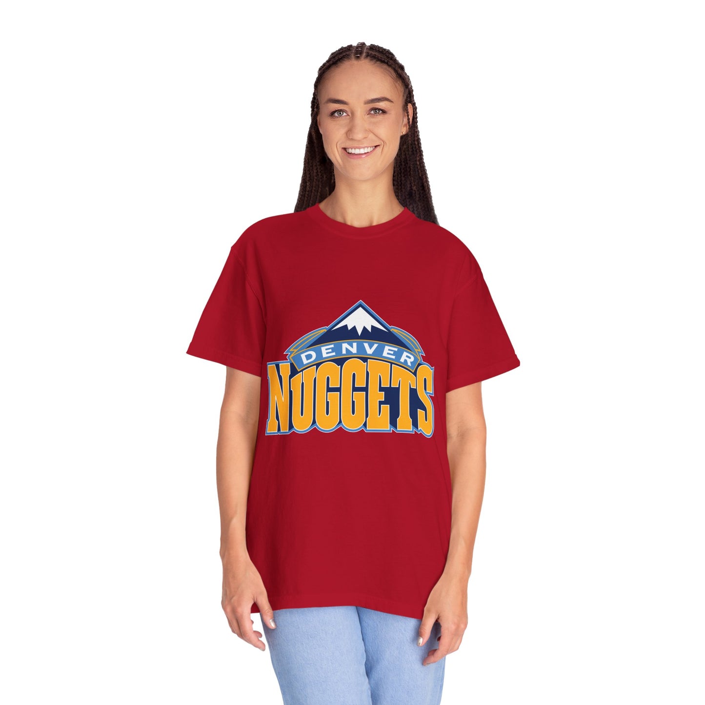 Denver Nuggets Garment-Dyed T-Shirt – Premium Cotton Tee for Customization