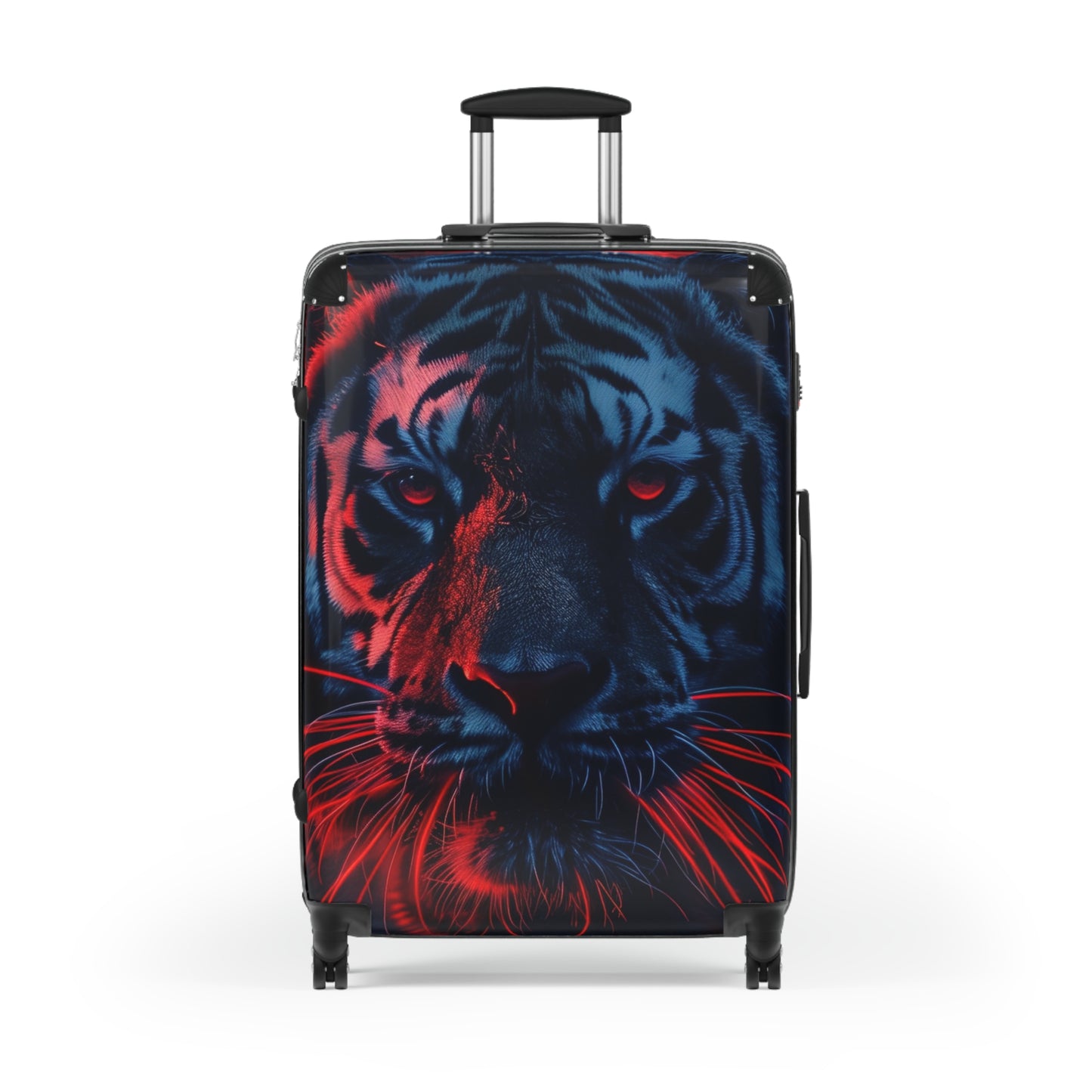 Animals Tiger Red Aesthetic Carry-On Suitcase - Stylish Luggage for Travelers