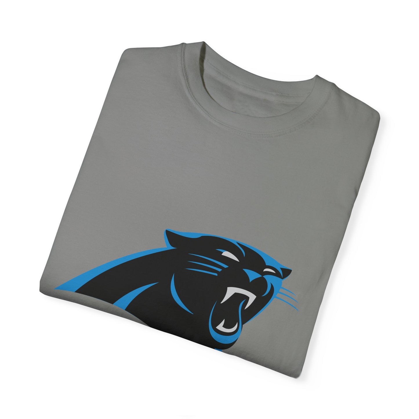 Carolina Panthers Go Panthers Garment-Dyed T-Shirt – Premium Cotton Tee for Customization
