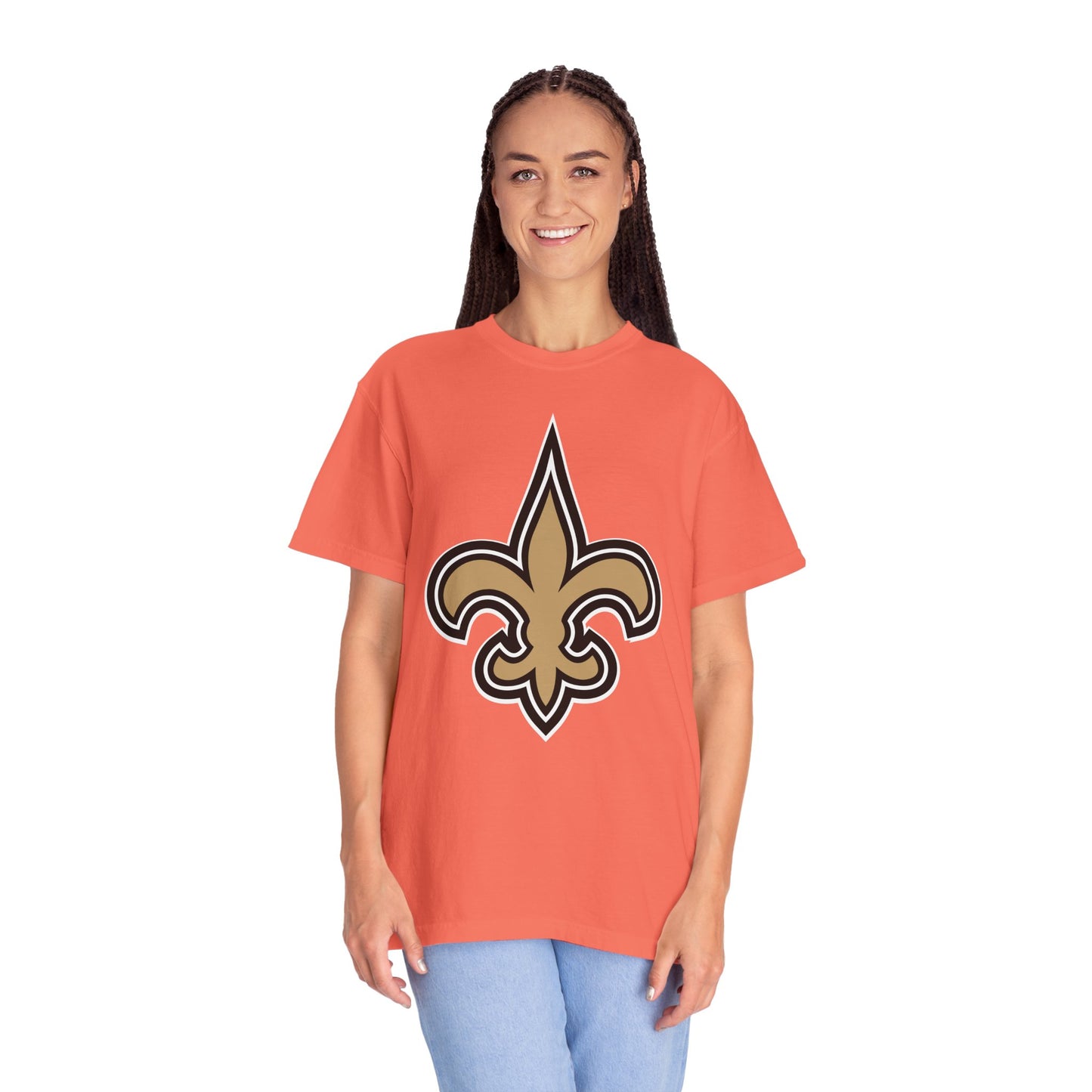 New Orleans Saints Merchandise Garment-Dyed T-Shirt – Premium Cotton Tee for Customization