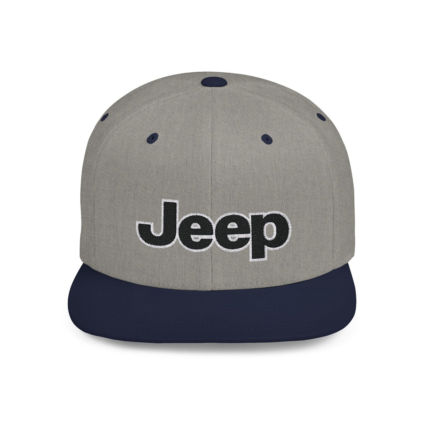 Jeep Flat Bill Snapback – Lightweight, Custom Fit, Premium Quality