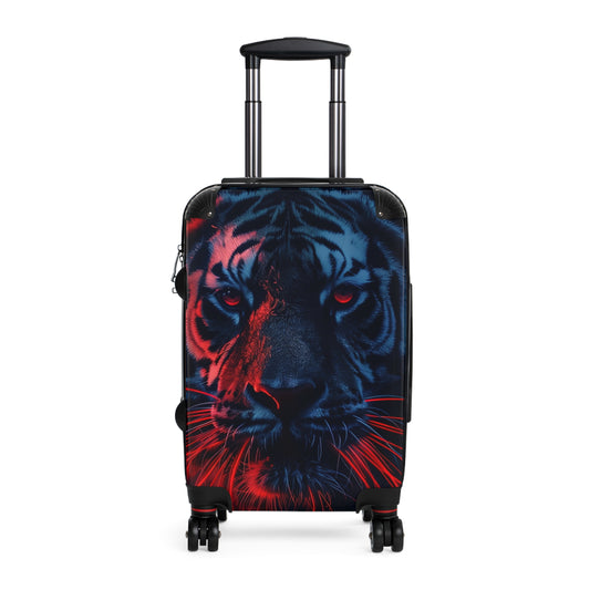 Animals Tiger Red Aesthetic Carry-On Suitcase - Stylish Luggage for Travelers