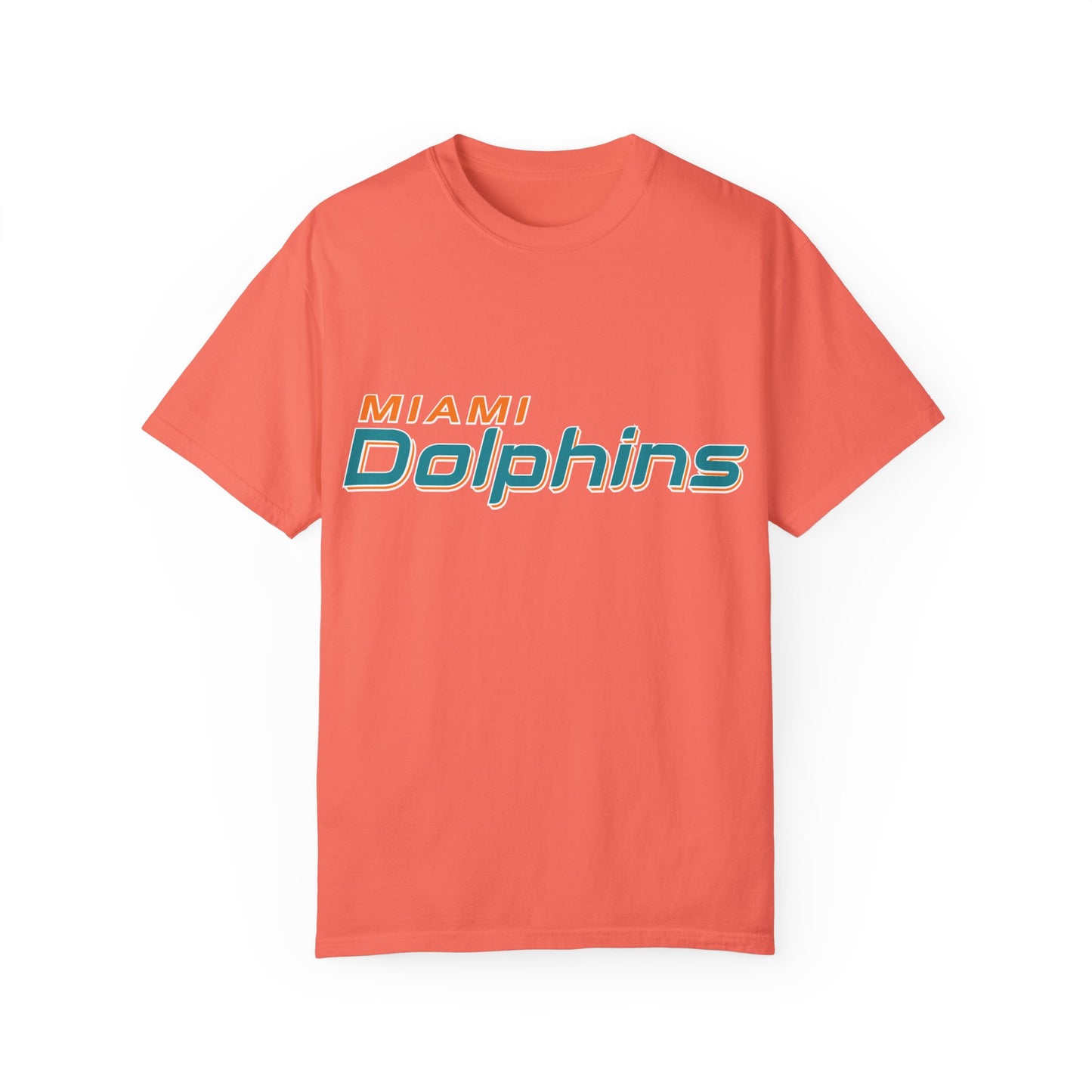 Miami Dolphins Garment-Dyed T-Shirt – Premium Cotton Tee for Customization