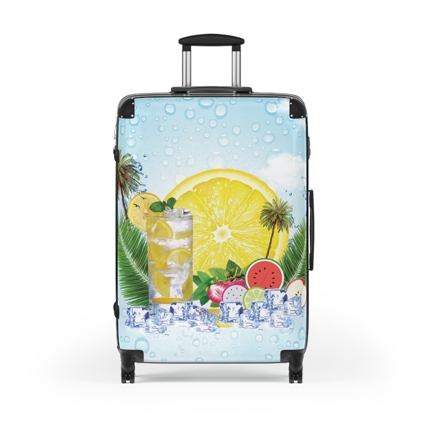 Nature Summer Ice Cube Art Carry-On Suitcase - Stylish Luggage for Travelers