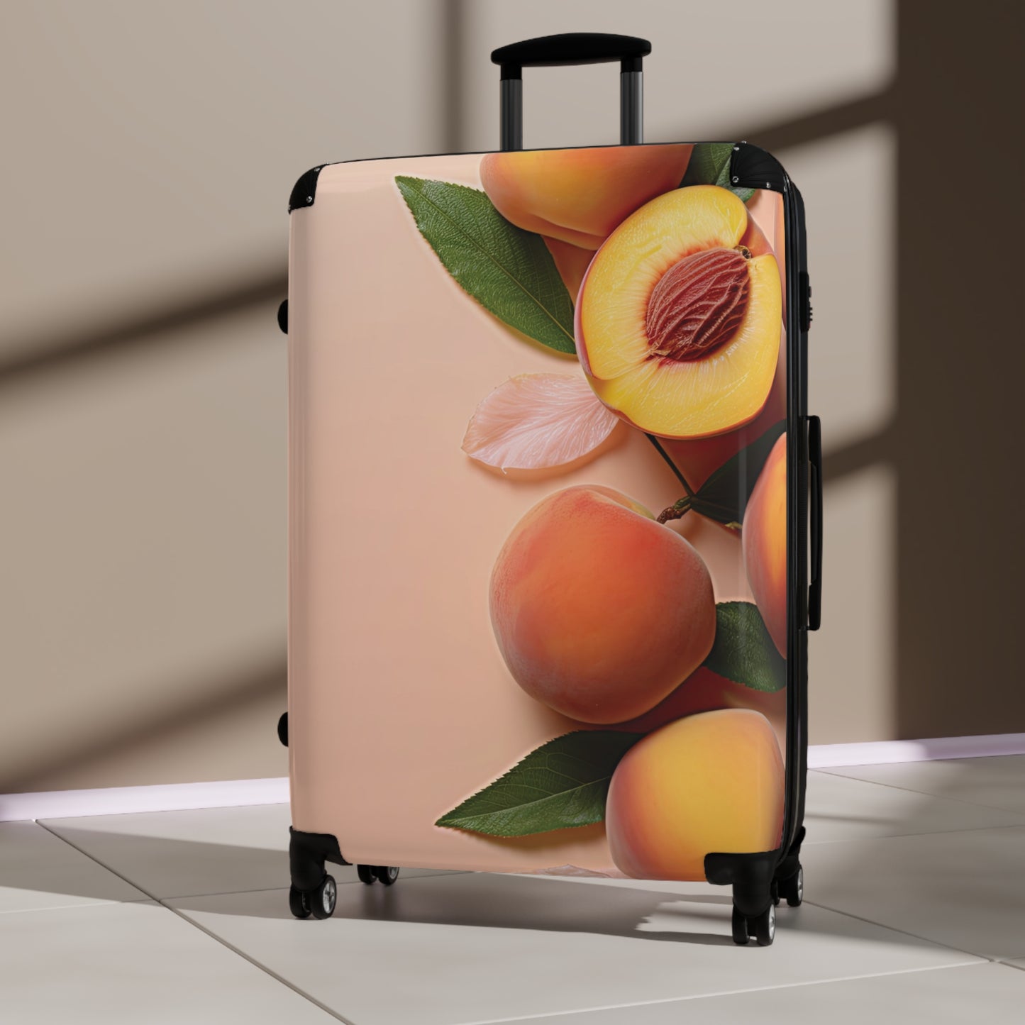 Nature Summer Juicy Peaches Carry-On Suitcase - Stylish Luggage for Travelers