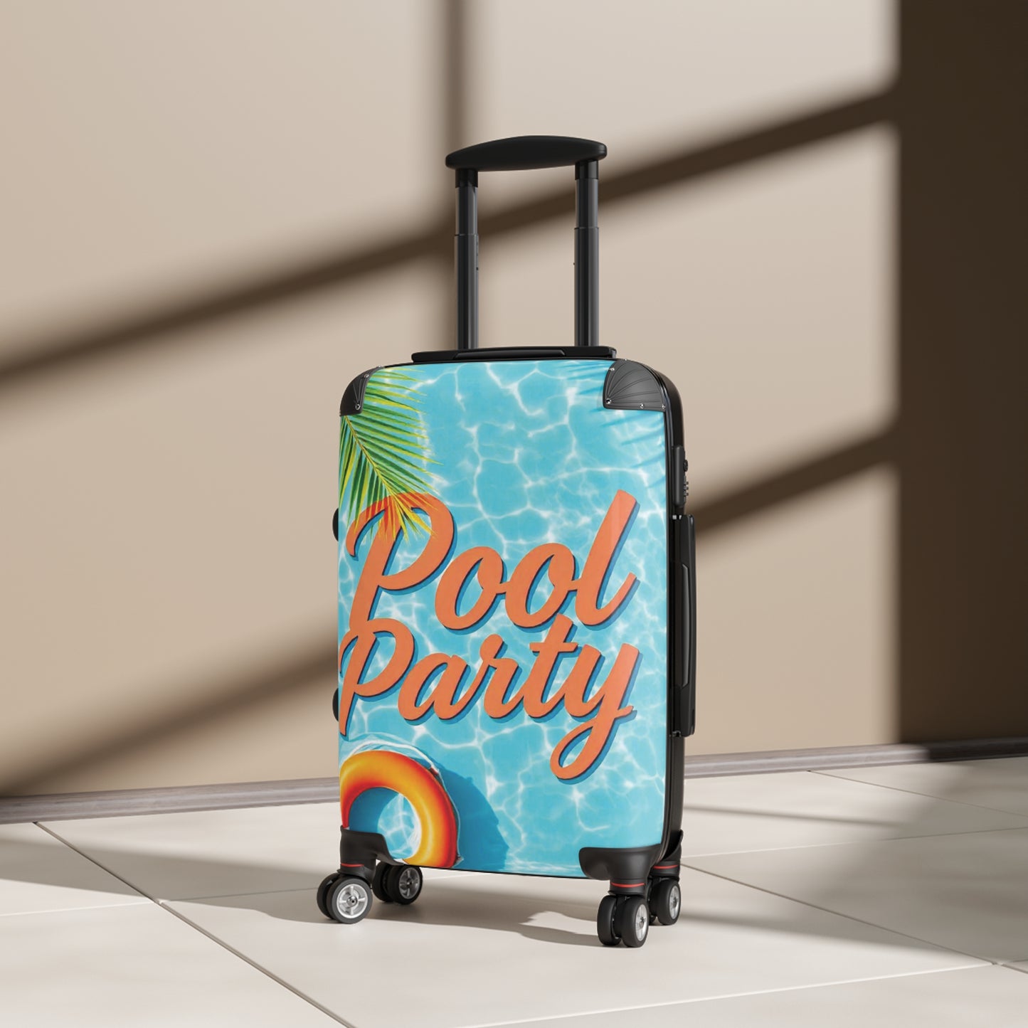 Nature Summer Pool Party Carry-On Suitcase - Stylish Luggage for Travelers