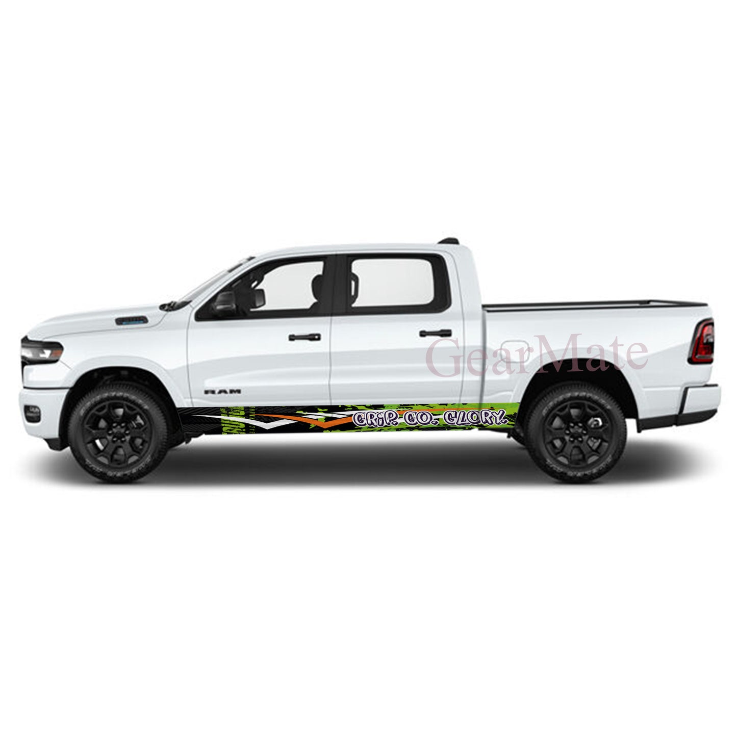 Grip Go Glory Rocker Panel Graphic Decal Kit (Left & Right Sides) - High Quality Vinyl for Trucks & SUVs