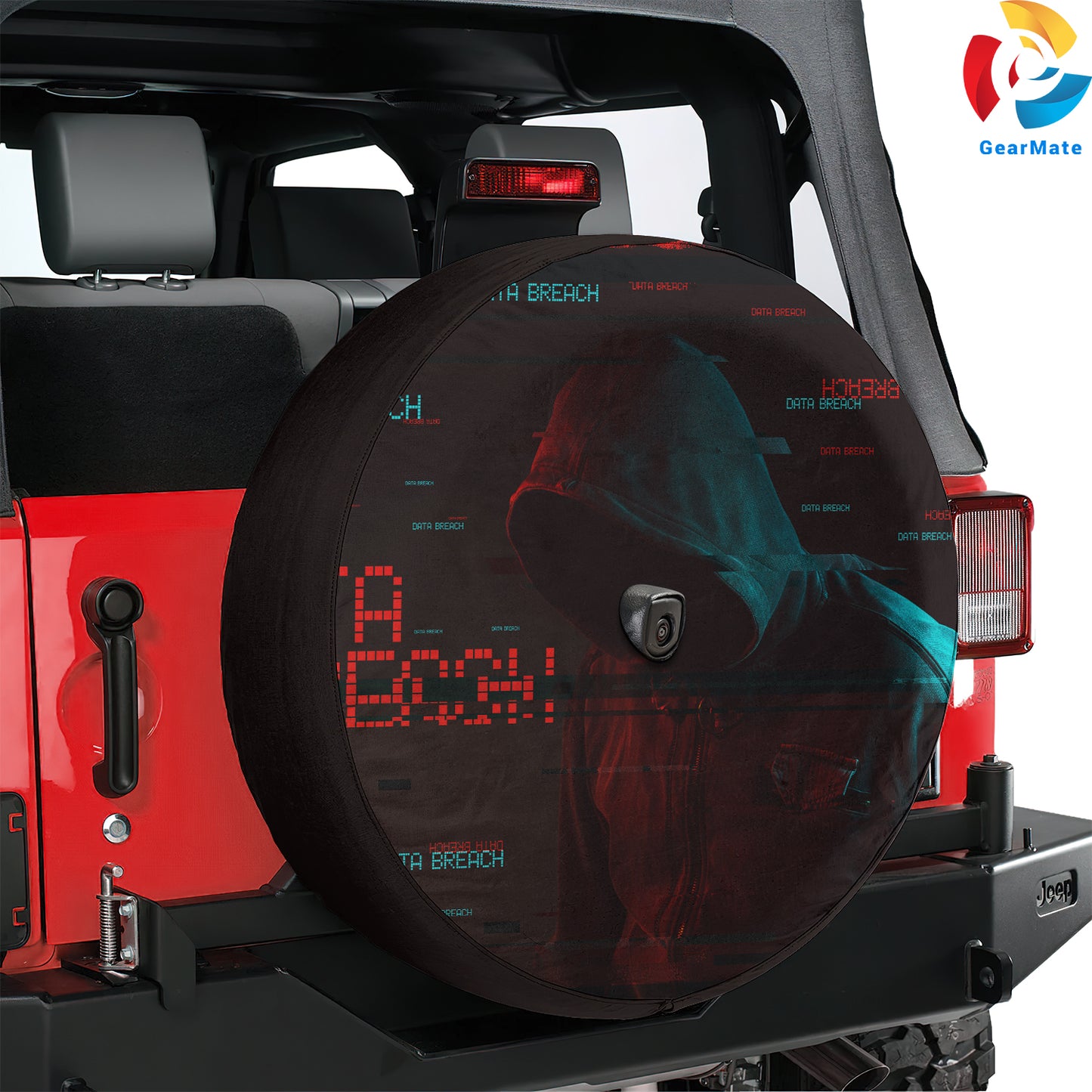 Anonymous Hacker Spare Tire Cover – Premium Waterproof UV Resistant Protector