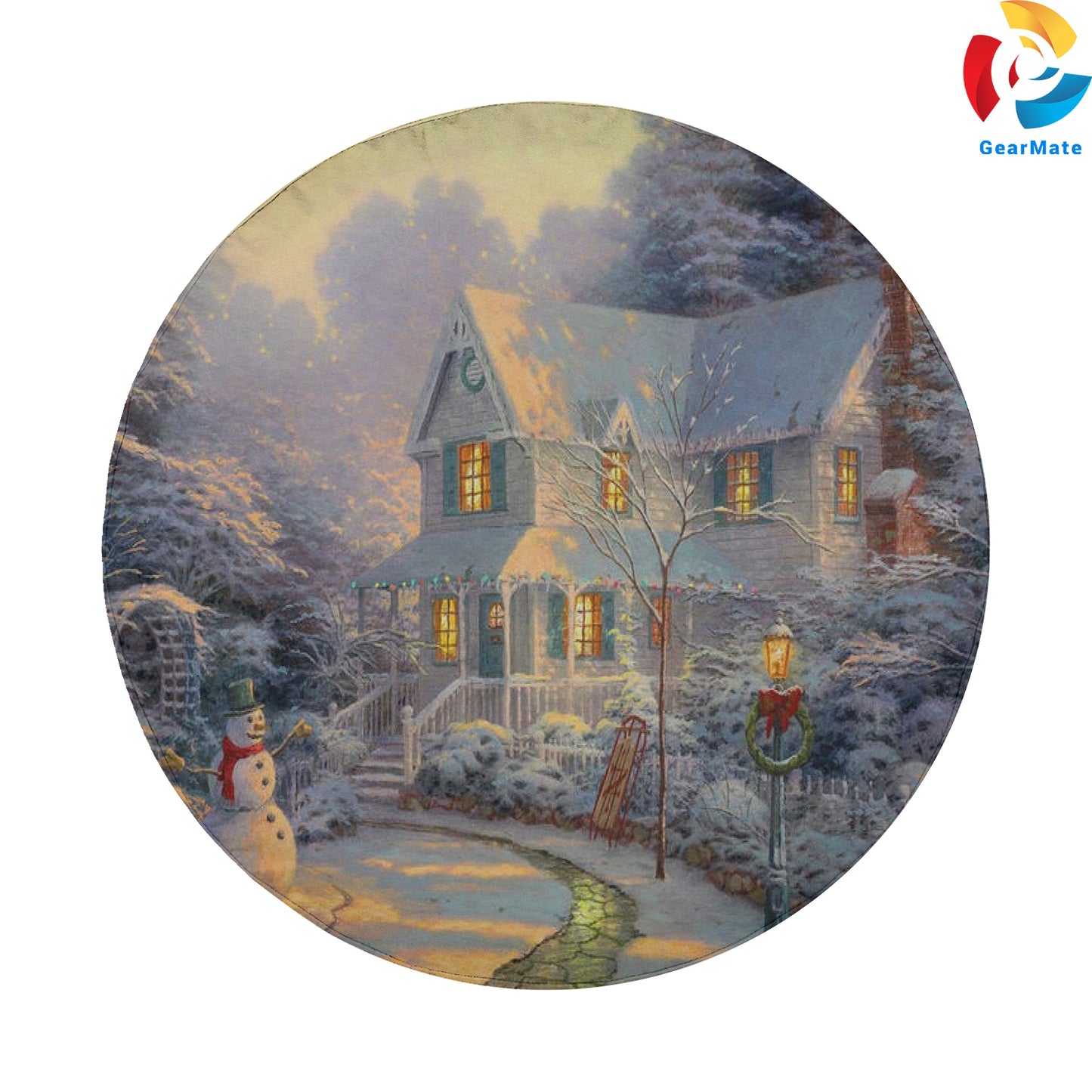 Merry Christmas 2024 Christmas House Decor Spare Tire Cover – Premium Waterproof UV Resistant Protector