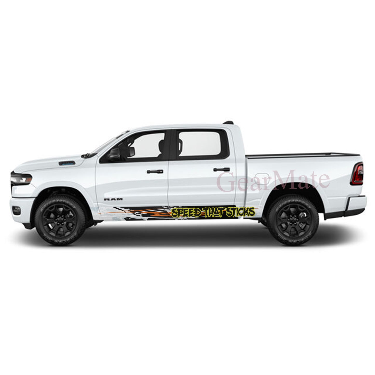 Speed That Sticks Soul Rocker Panel Graphic Decal Kit (Left & Right Sides) - High Quality Vinyl for Trucks & SUVs