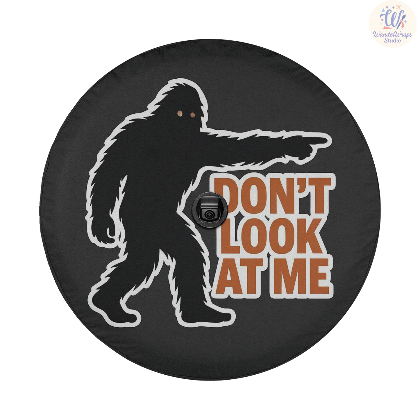 Don't Look At Me Spare Tire Cover – Waterproof UV Resistant Protector with Camera Hole