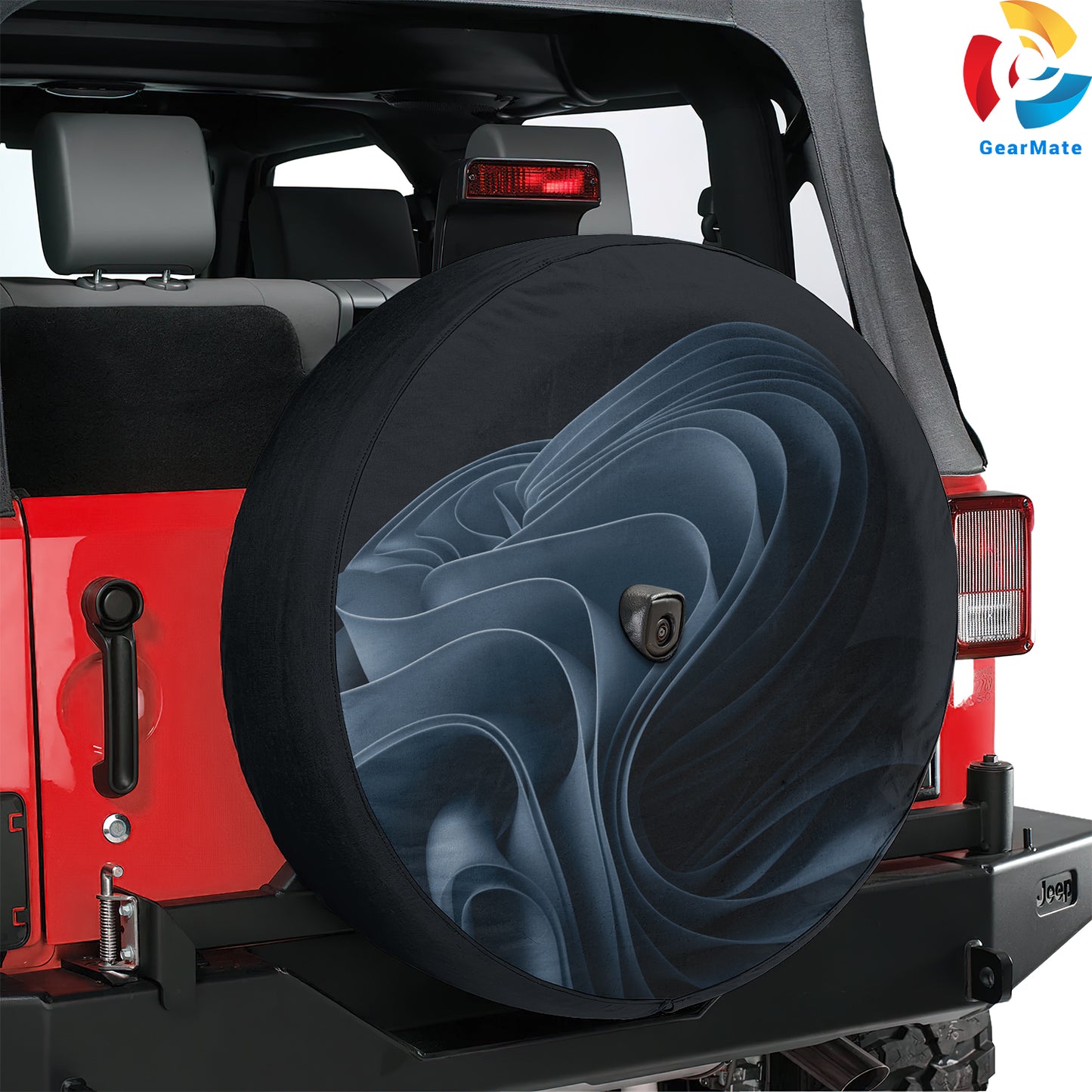 Windows 11 Abstract Spare Tire Cover – Premium Waterproof UV Resistant Protector