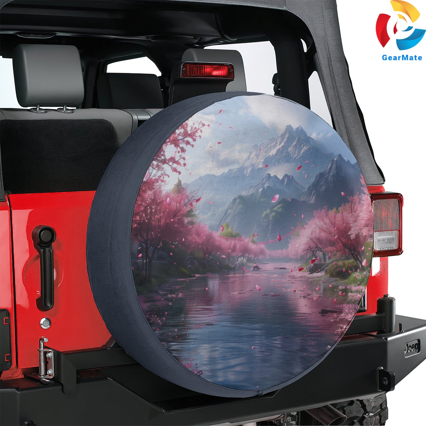 Nature Mountains Scenery Spare Tire Cover – Premium Waterproof UV Resistant Protector