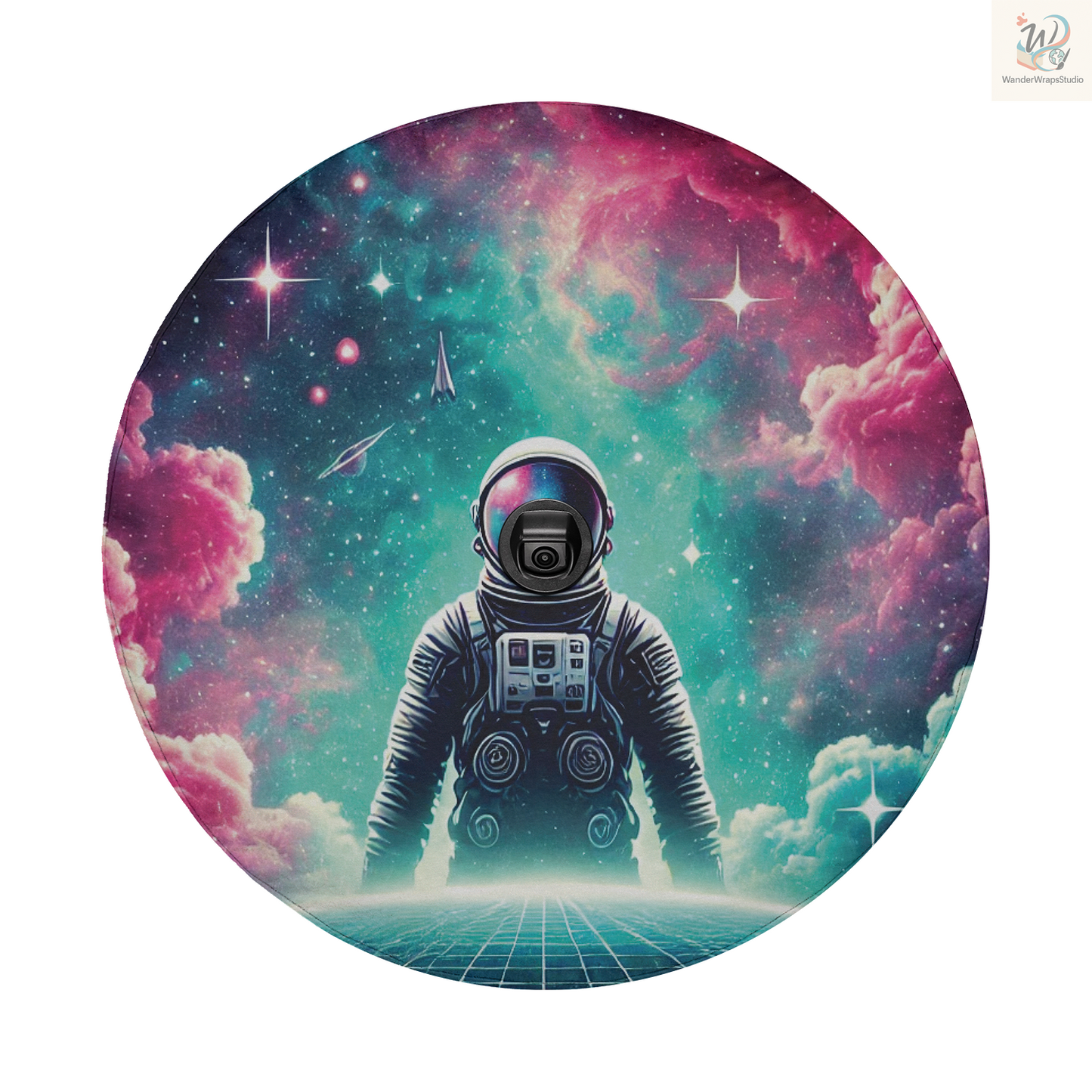 Epic Scifi - Milky Spare Tire Cover – Waterproof UV Resistant Protector with Camera Hole