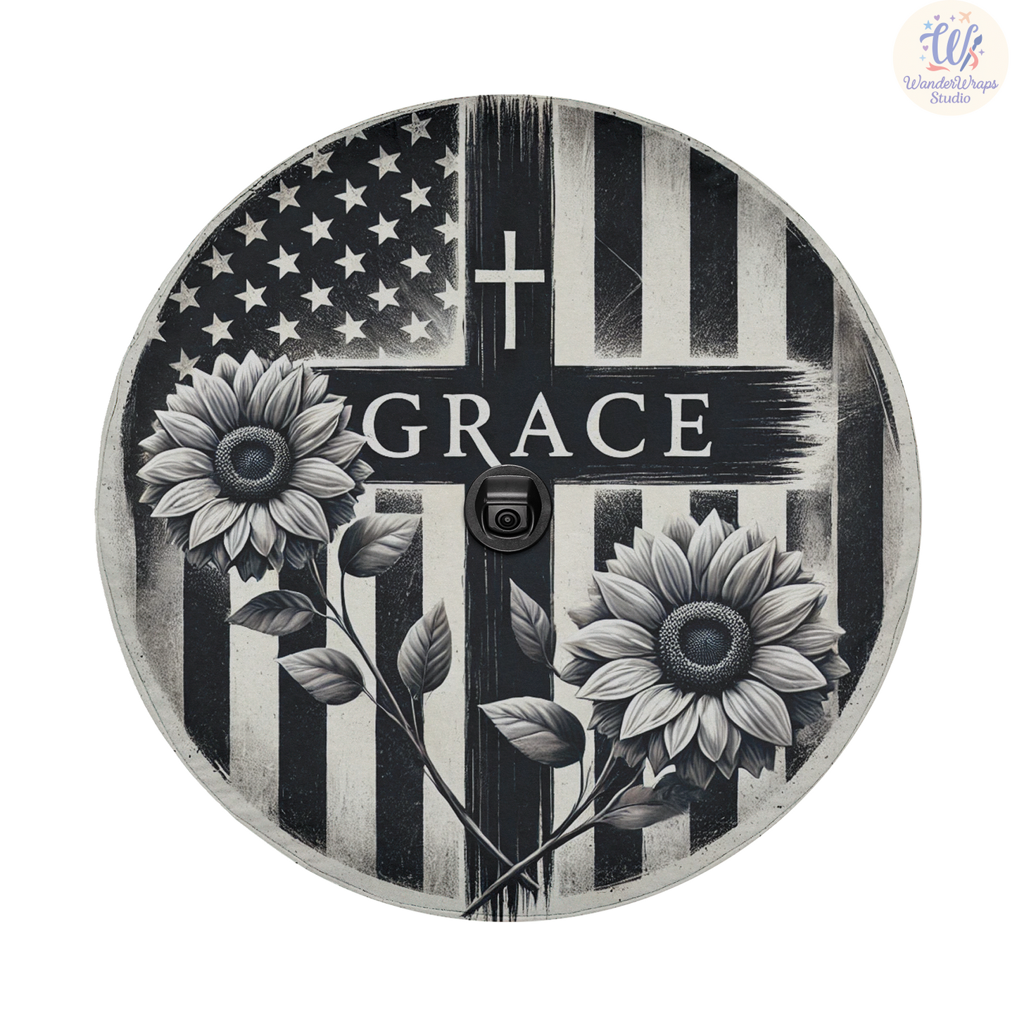 Lord Grace Spare Tire Cover – Waterproof UV Resistant Protector with Camera Hole