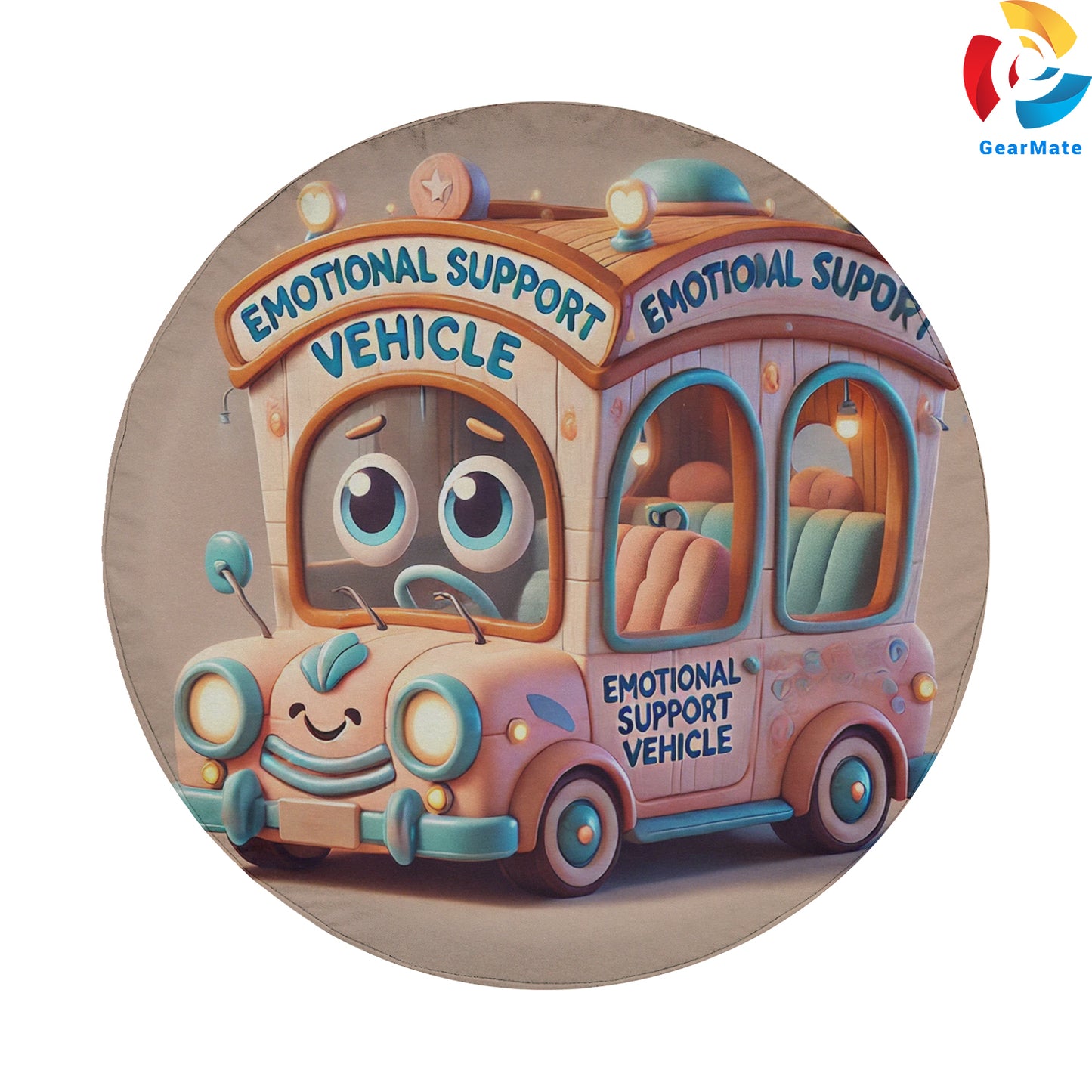 Emotional Support Vehicles Spare Tire Cover – Premium Waterproof UV Resistant Protector