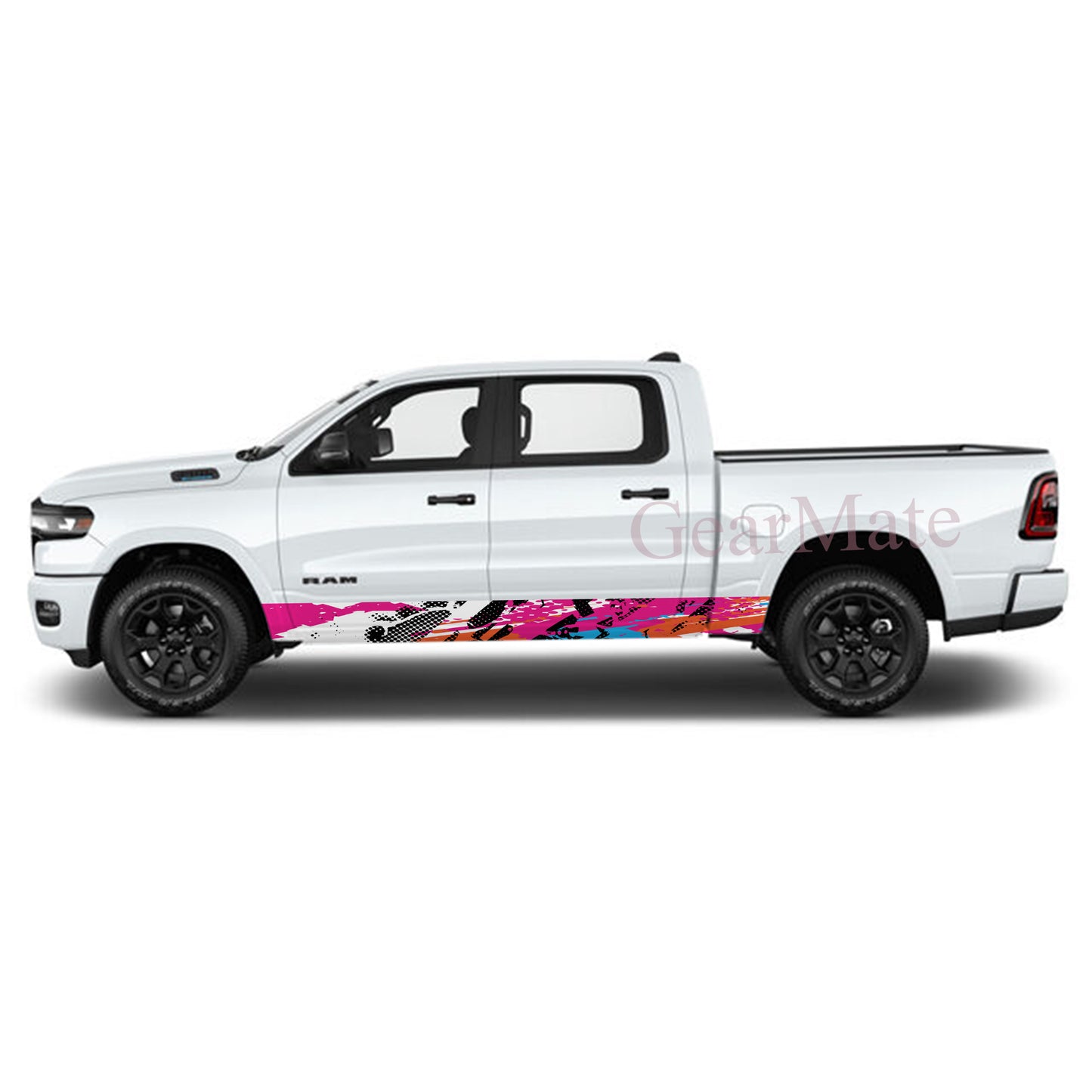 Speed POB Panel Graphic Decal Kit (Left & Right Sides) - High Quality Vinyl for Trucks & SUVs