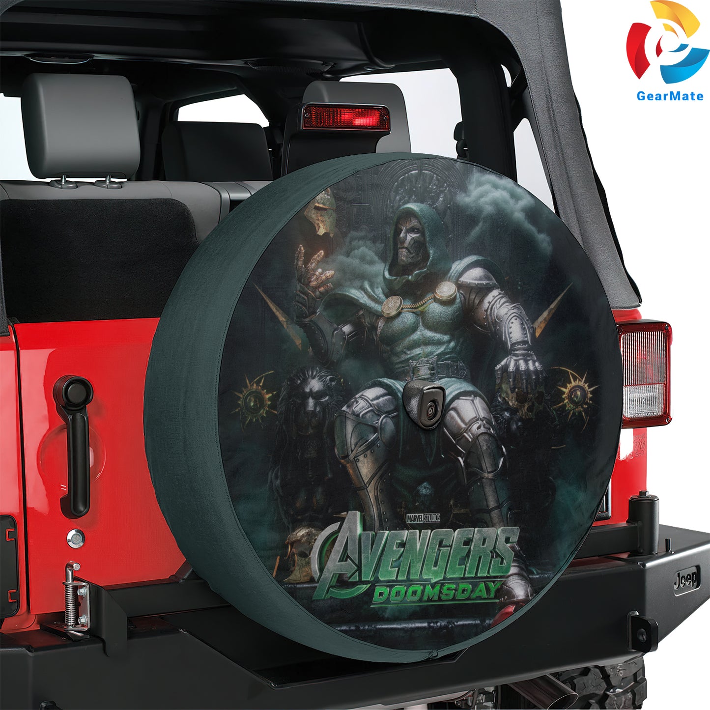 Avengers Dooms Days Marvel Spare Tire Cover – Premium Waterproof UV Resistant Protector