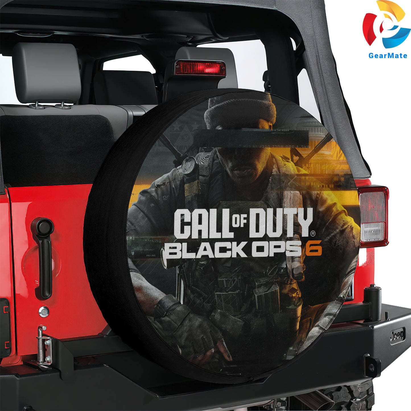 Call Of Duty Black Ops Spare Tire Cover – Premium Waterproof UV Resistant Protector