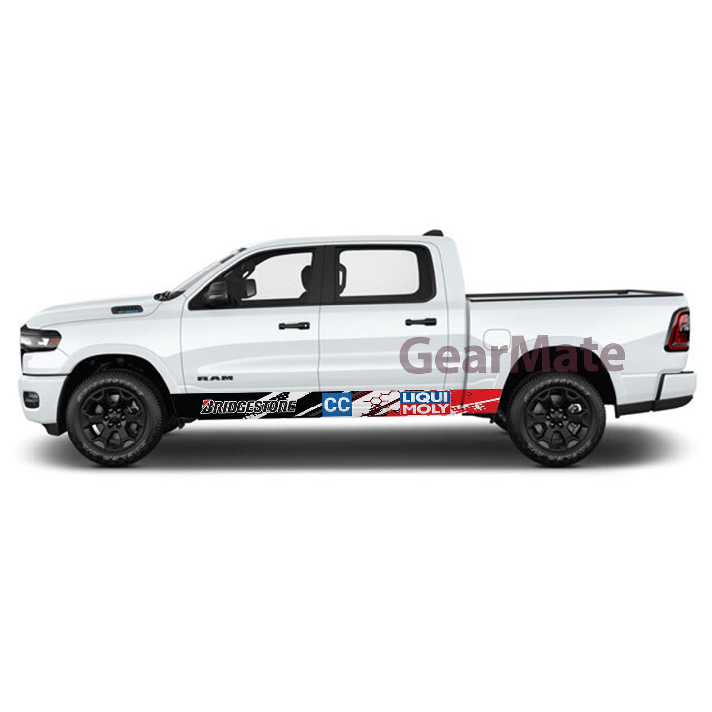 Conquer the Corners Rocker Panel Graphic Decal Kit (Left & Right Sides) - High Quality Vinyl for Trucks & SUVs