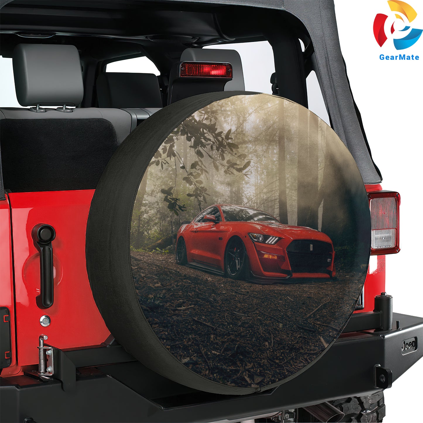Ford Mustang GT Spare Tire Cover – Premium Waterproof UV Resistant Protector