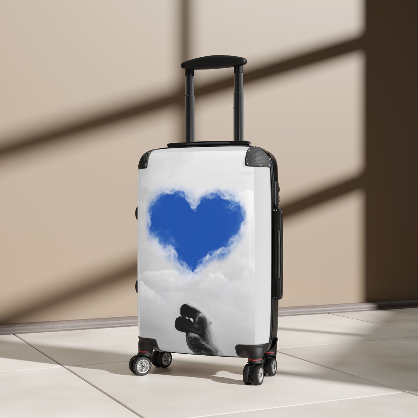 Love Couple Cloudy Art Carry-On Suitcase - Stylish Luggage for Travelers