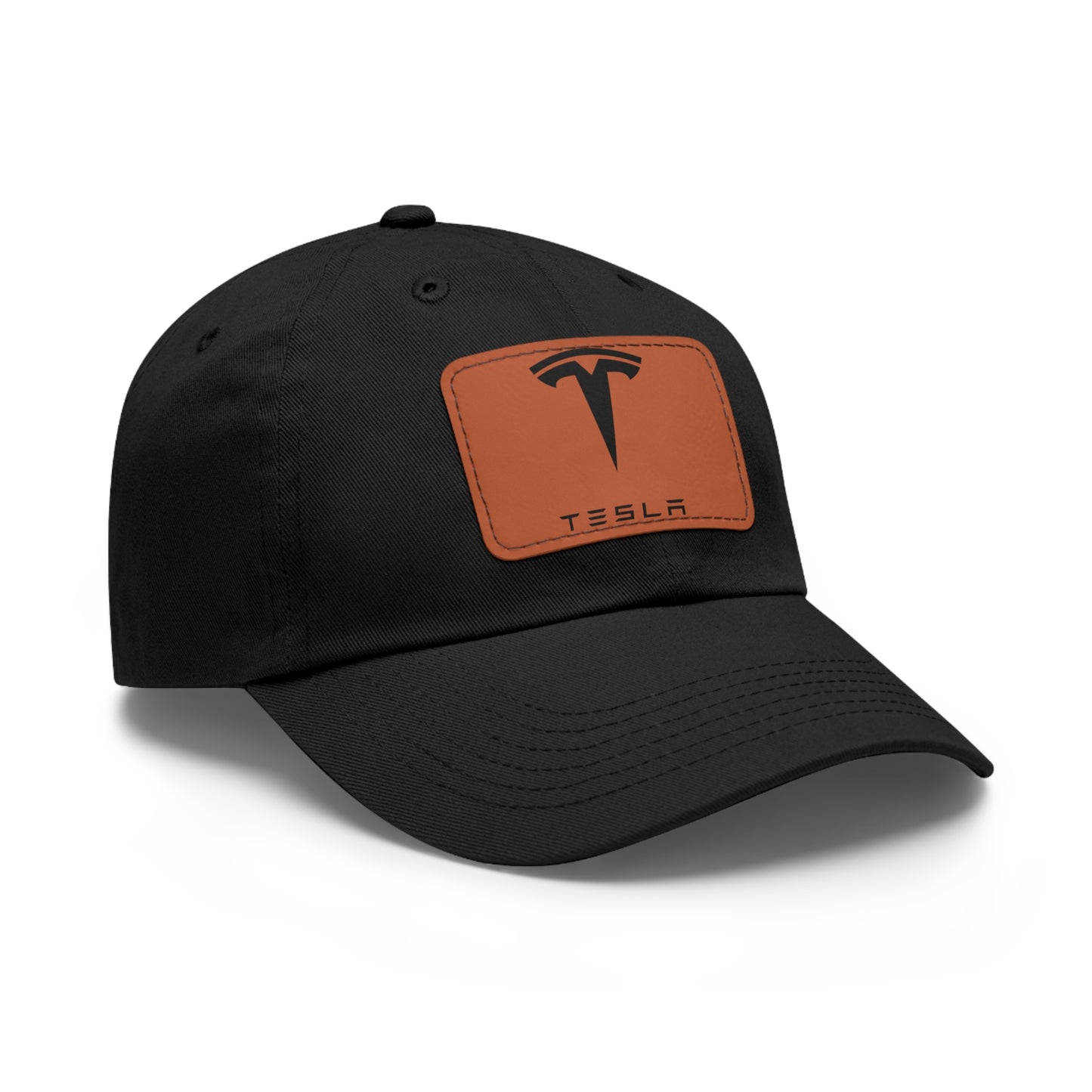 Dad Leather Patch Hat Tesla  – Timeless Style, Perfect Fit